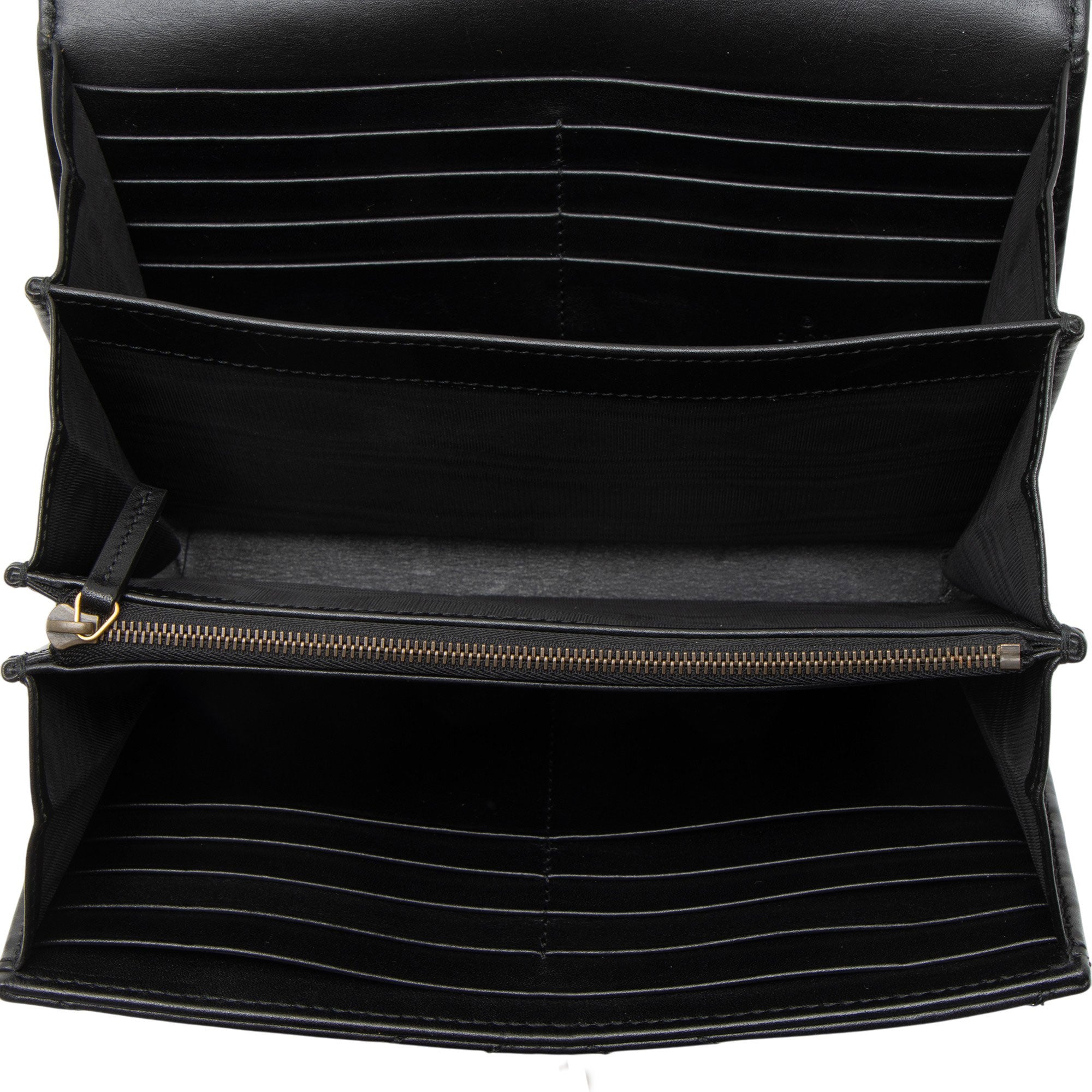 Gucci Matelasse Leather GG Marmont Wallet on Chain