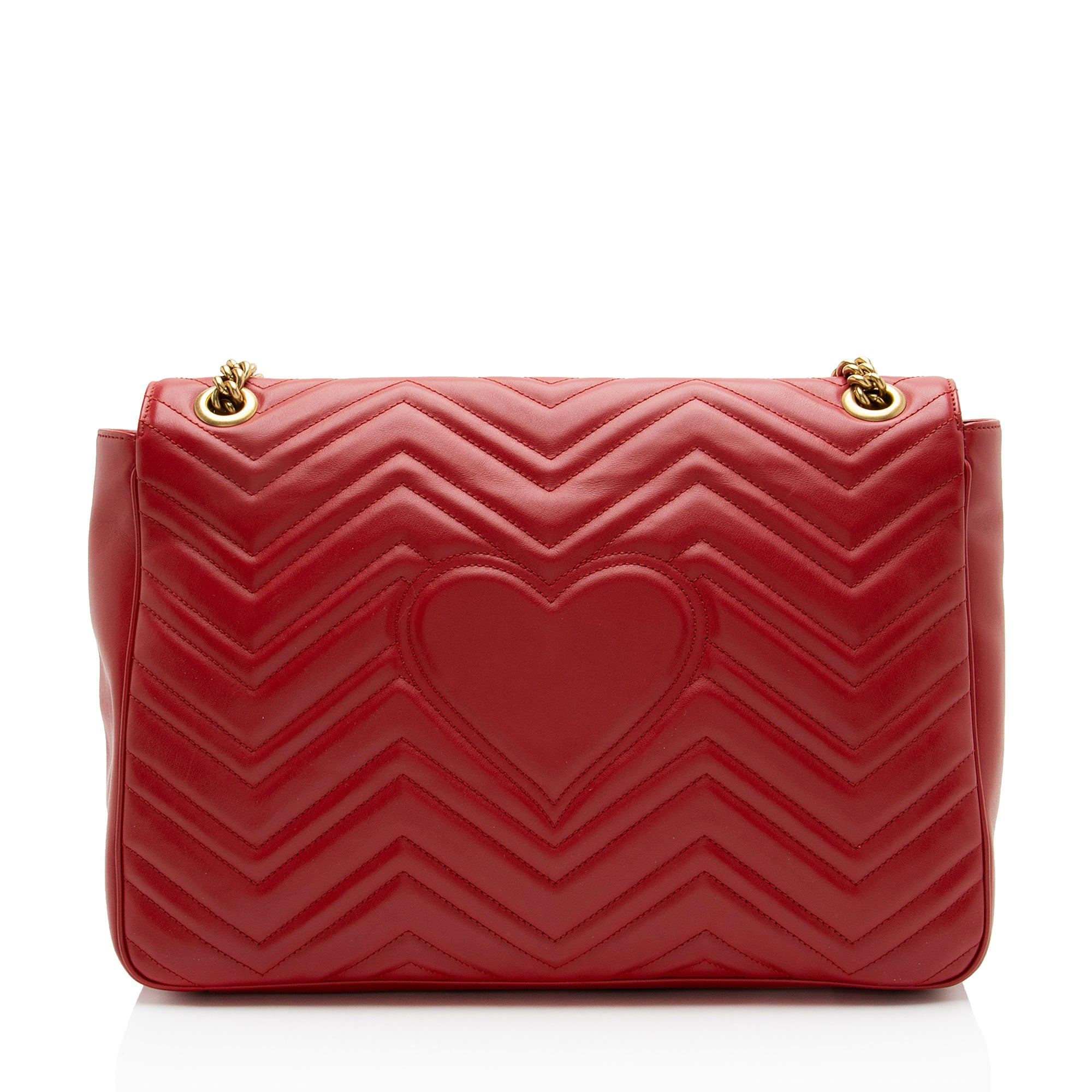 Gucci Matelasse Leather GG Marmont XL Flap Bag