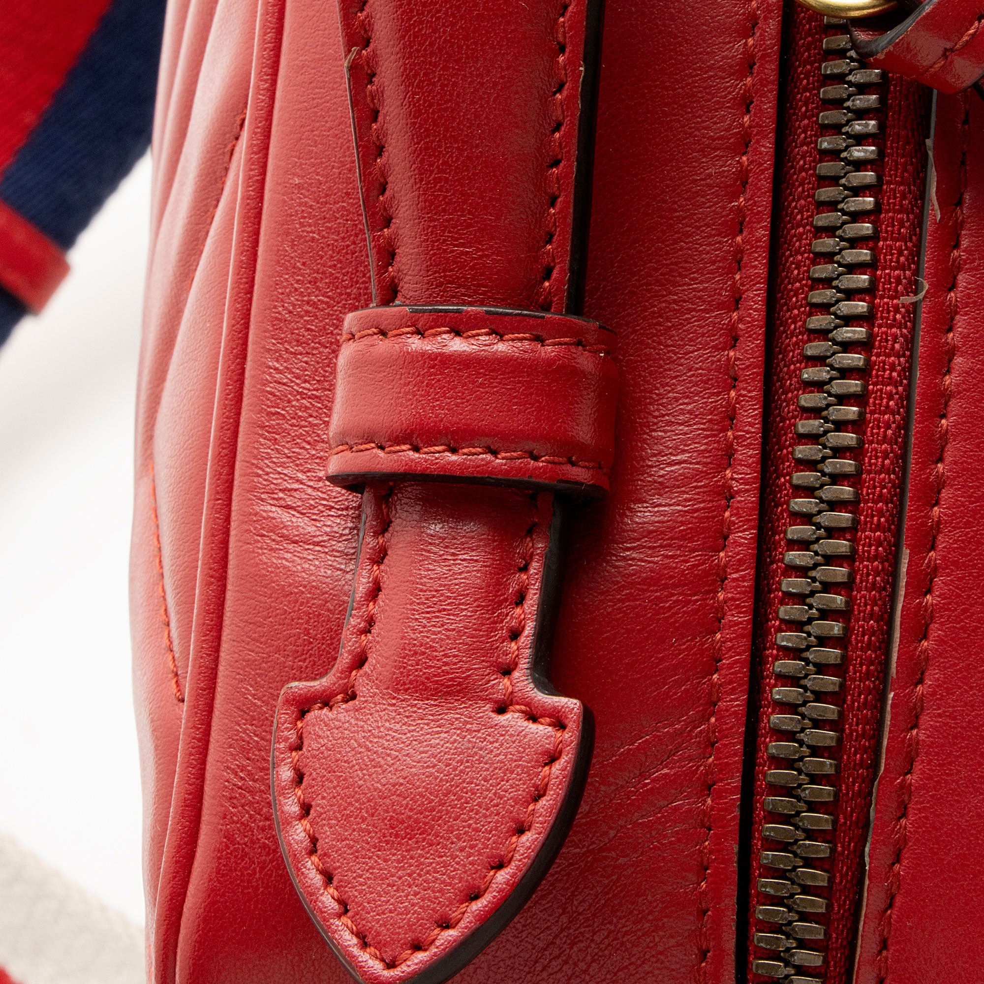 Gucci Matelasse Leather GG Marmont Zip Around Top Handle