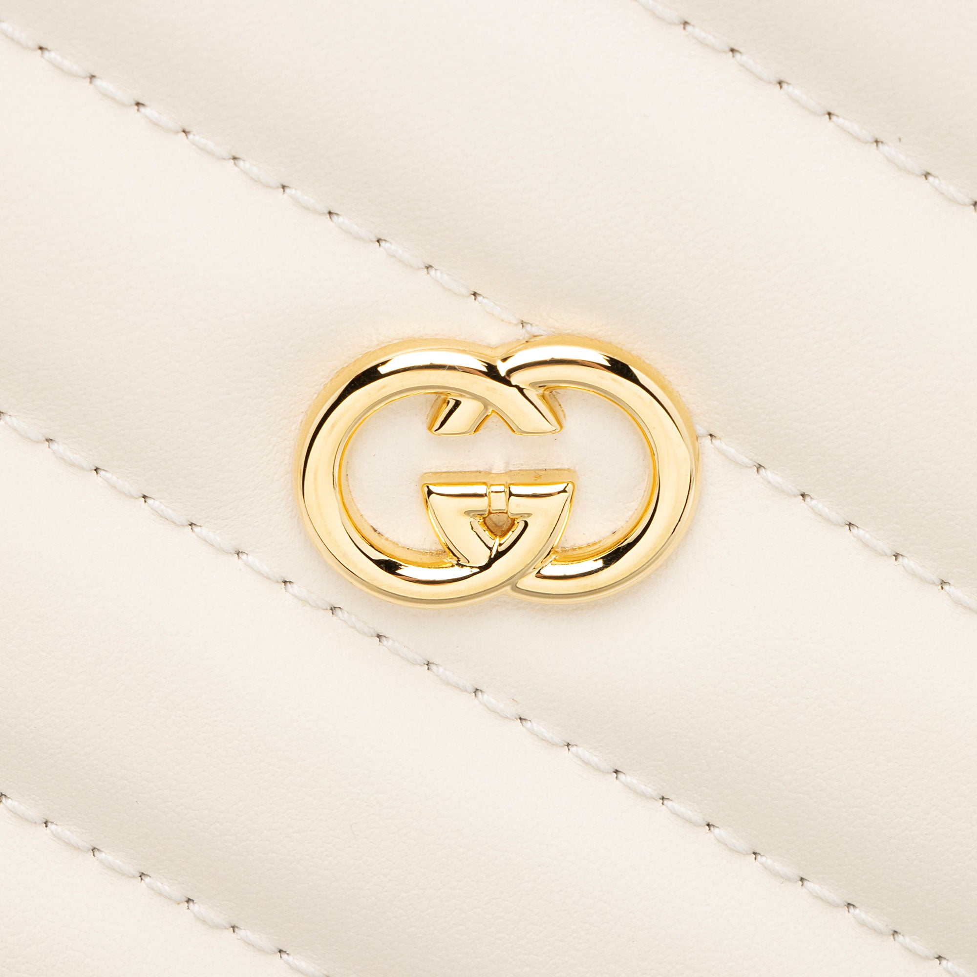 Gucci Matelasse Leather Interlocking G Heart Mini Shoulder Bag