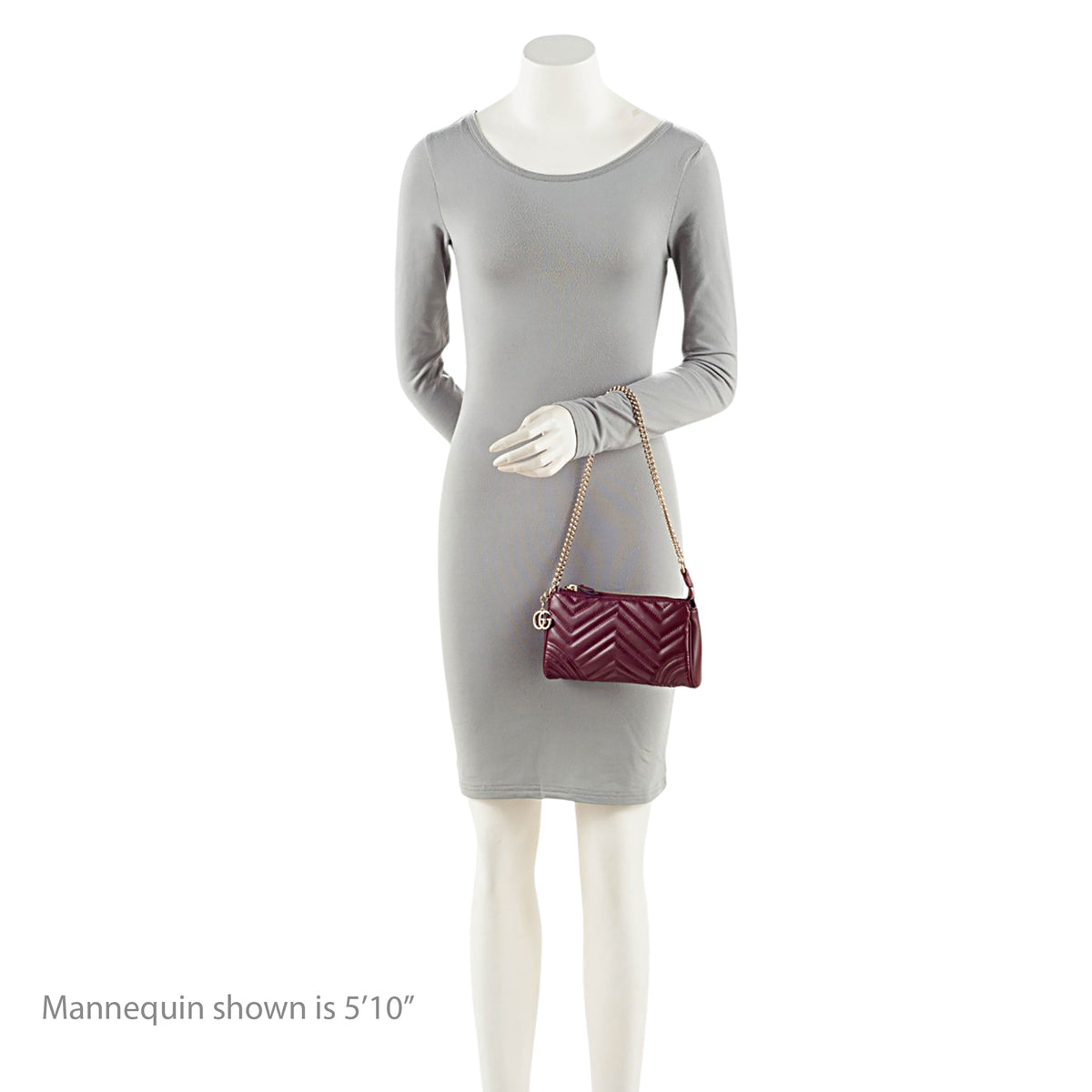 Gucci Matelasse Leather GG Marmont Mini Pochette