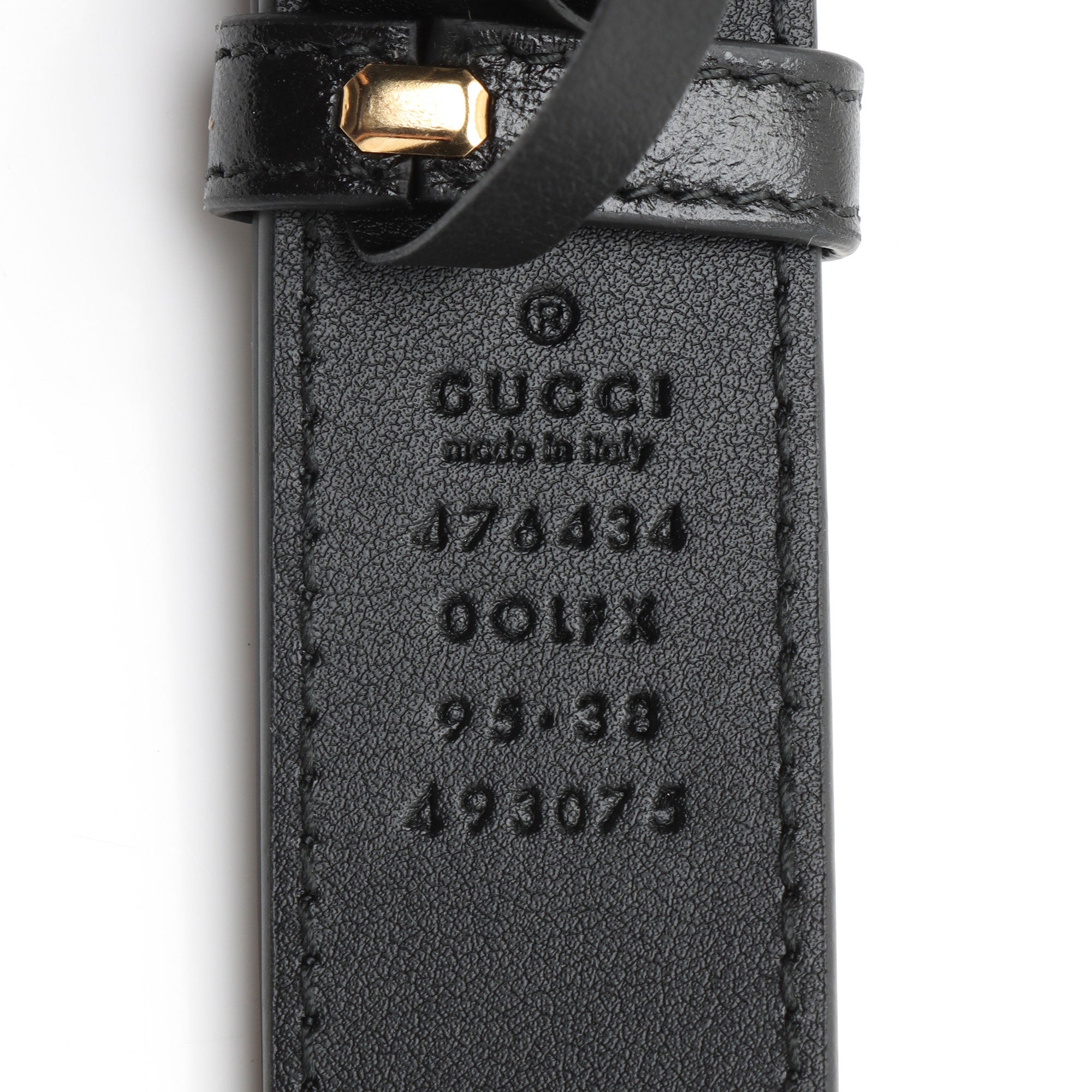 Gucci Matelasse Leather Torchon GG Marmont Belt Bag - Size 38 / 95