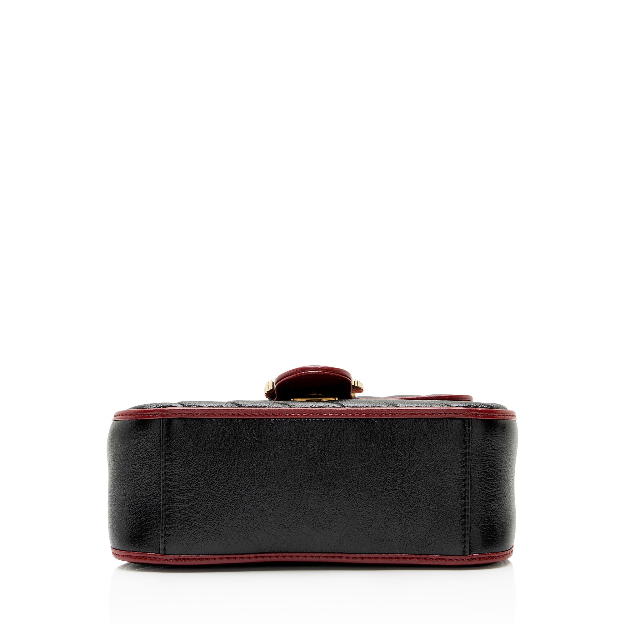 Gucci Matelasse Leather Torchon GG Marmont Mini Top Handle
