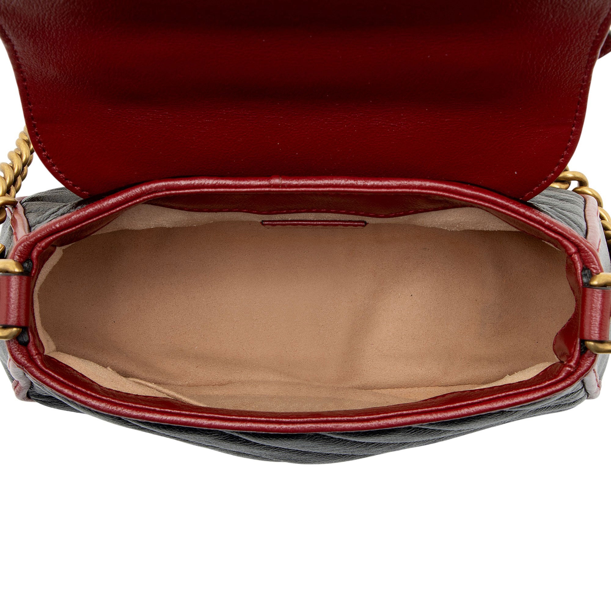 Gucci Matelasse Leather Torchon GG Marmont Mini Top Handle