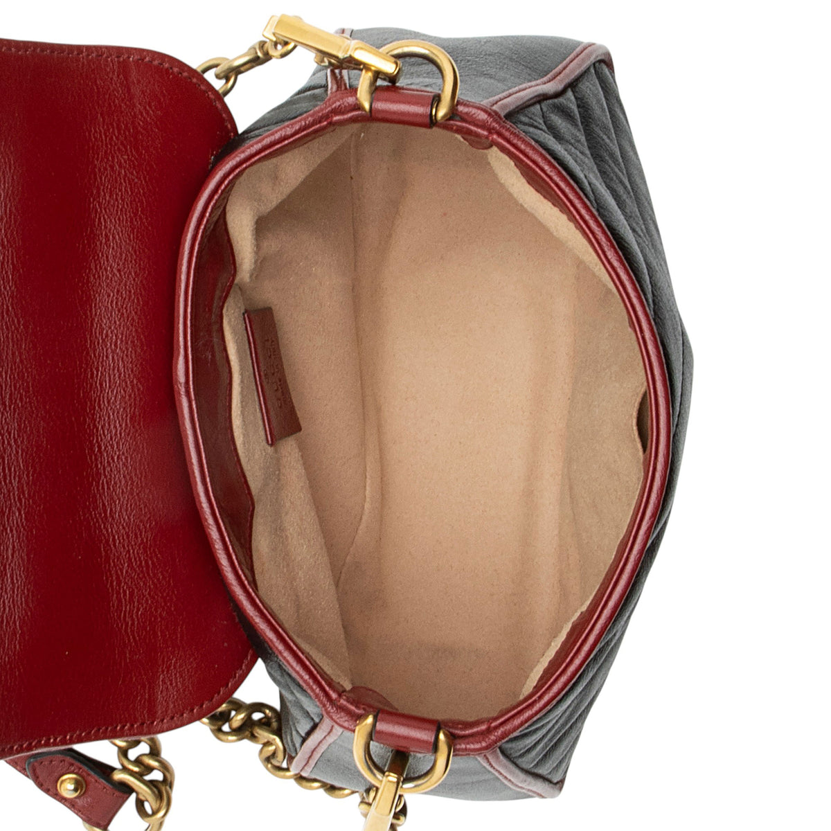Gucci Matelasse Leather Torchon GG Marmont Mini Top Handle