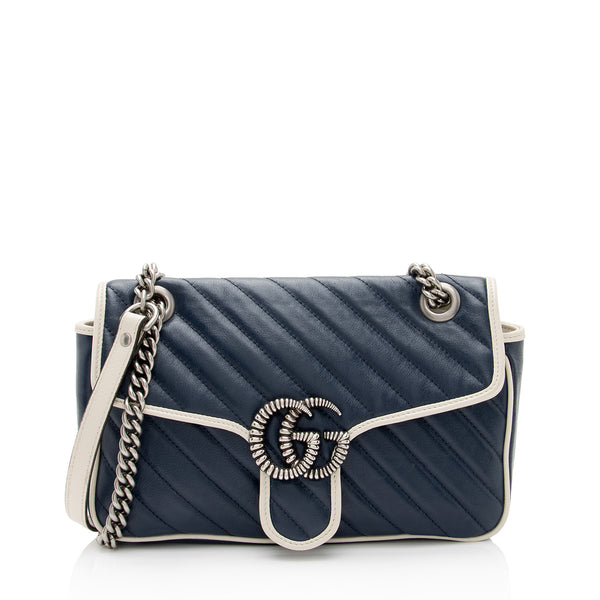 gucci navy blue handbag