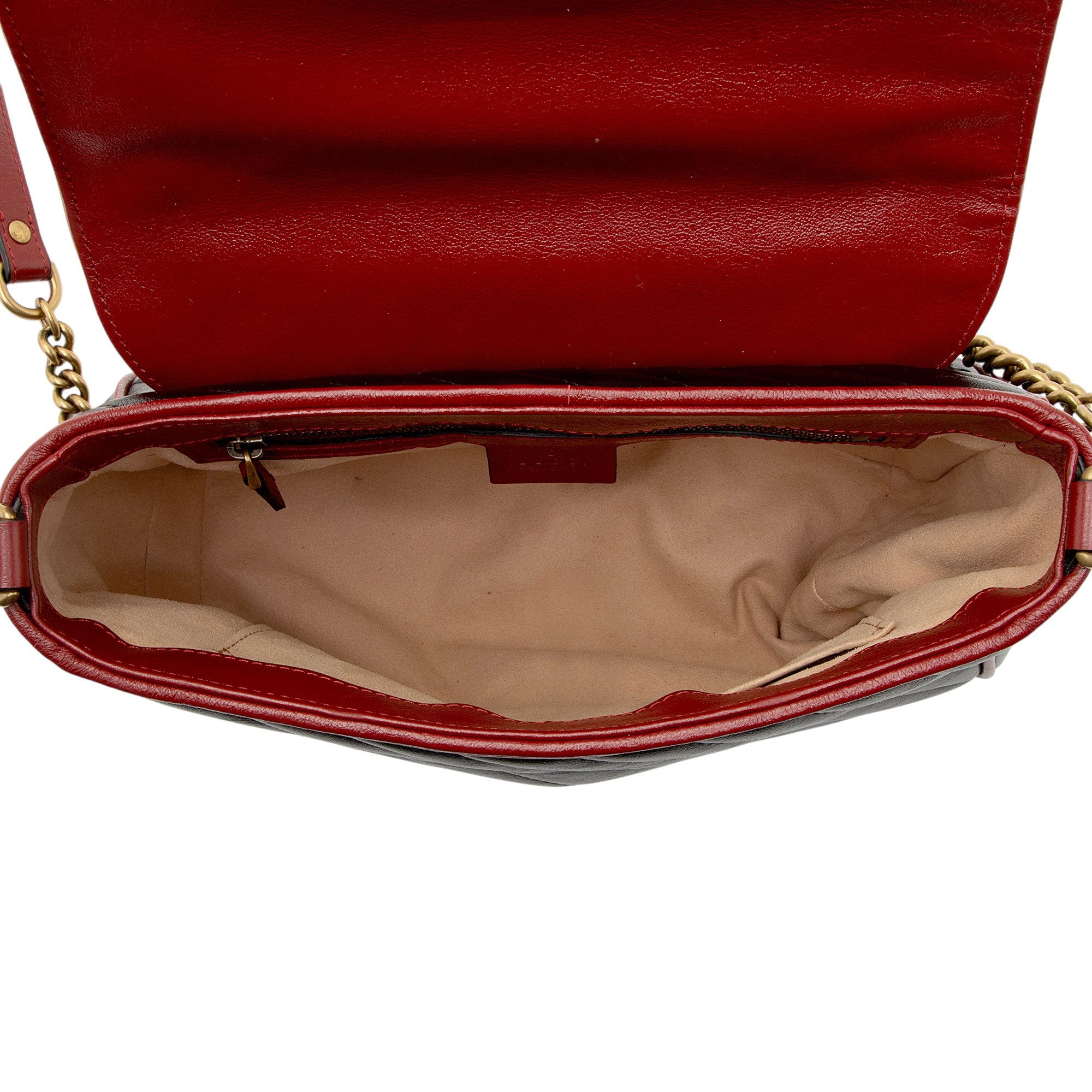 Gucci Matelasse Leather Torchon GG Marmont Small Top Handle