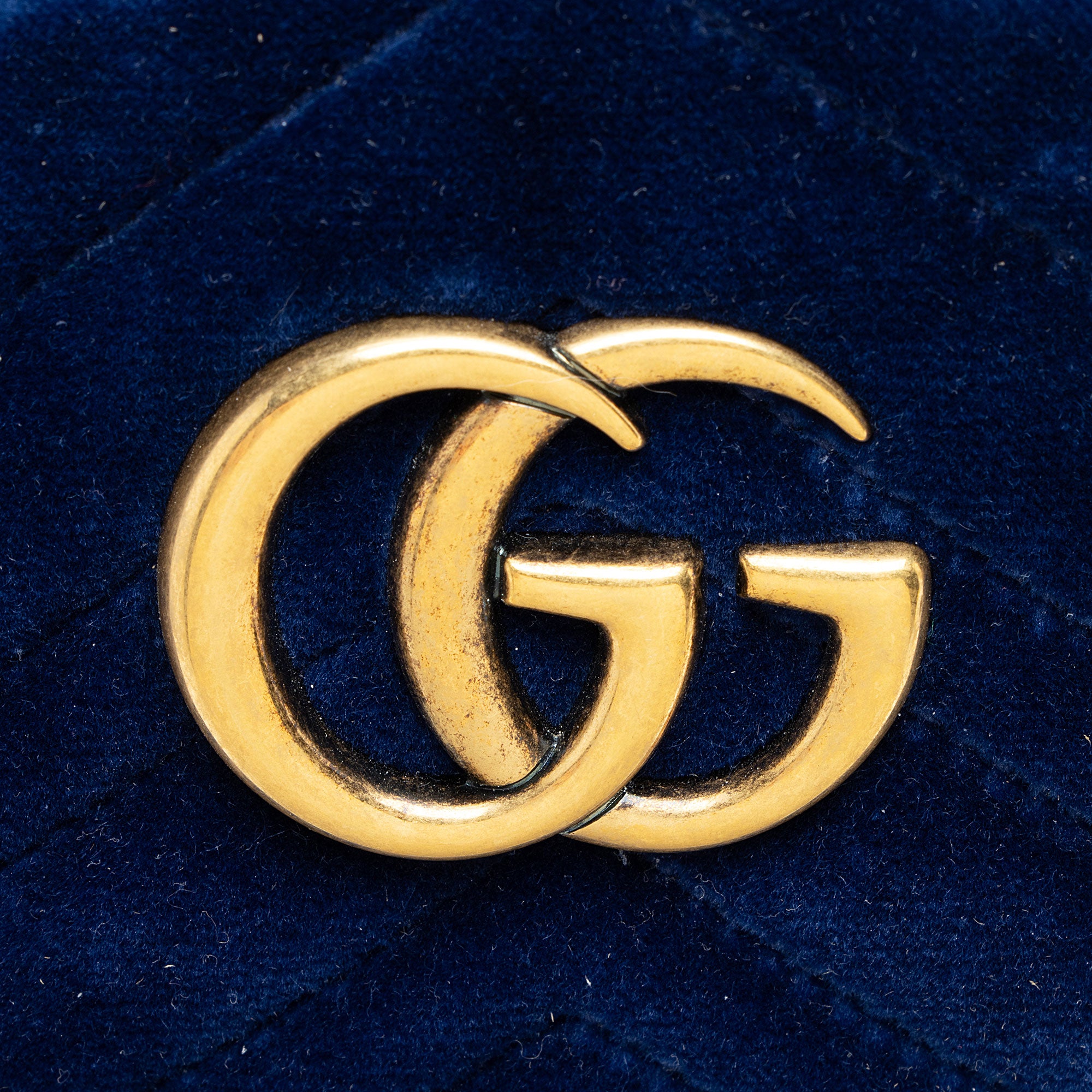 Gucci Matelasse Velvet GG Marmont Backpack