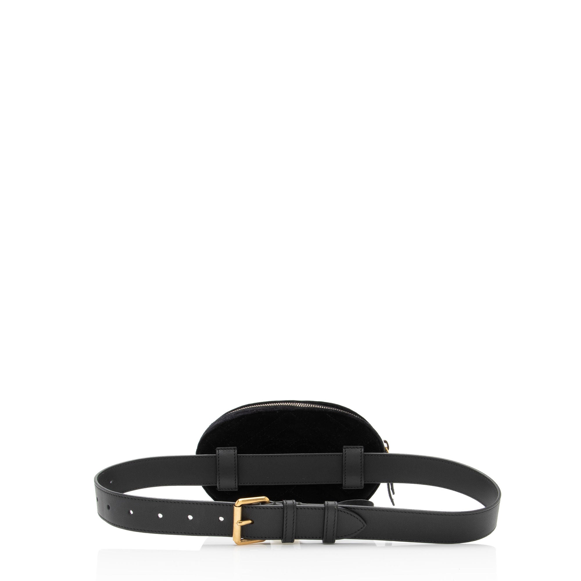 Gucci Matelasse Velvet GG Marmont Belt Bag - Size 30 / 75 (SHF-Wj8bXc)