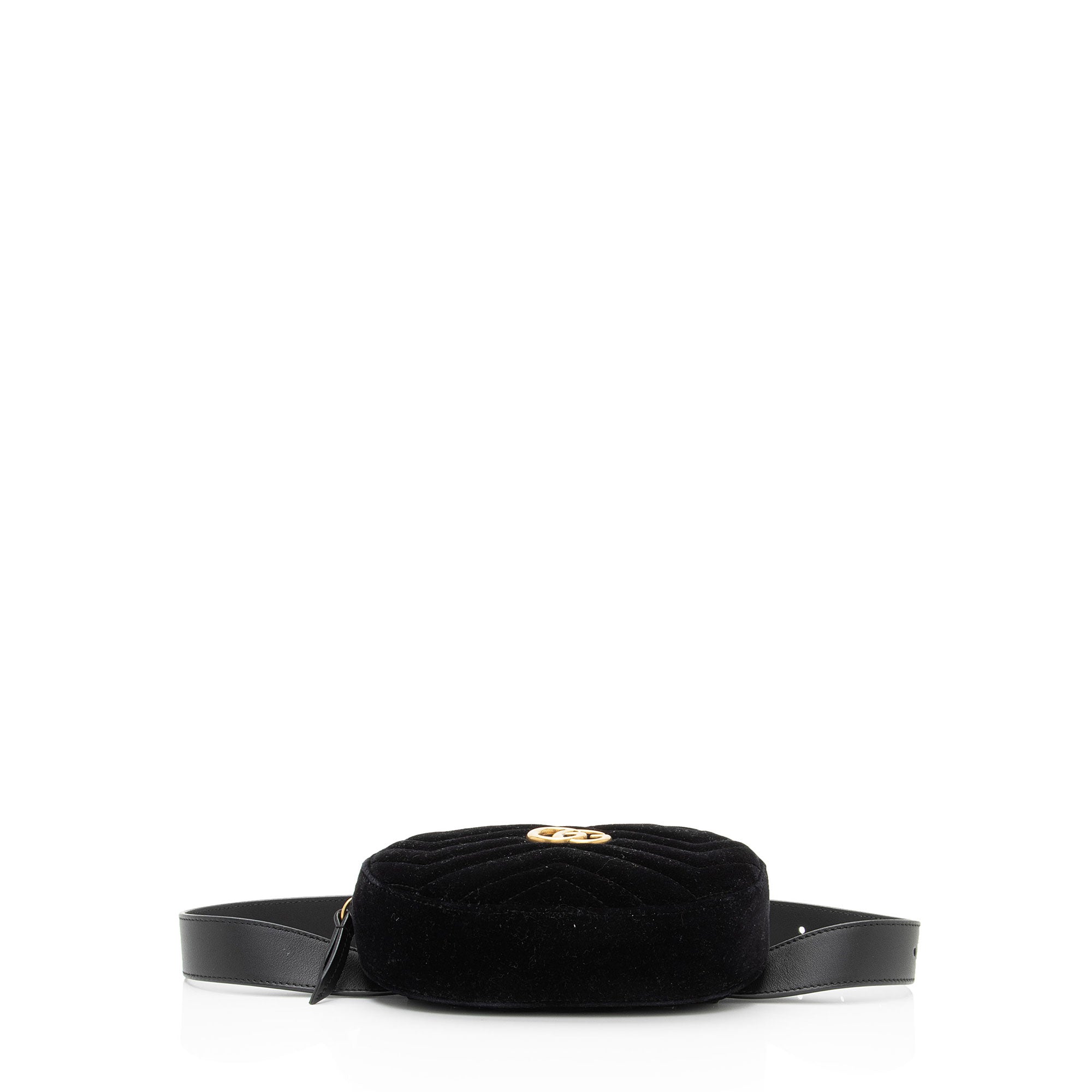 Gucci Matelasse Velvet GG Marmont Belt Bag - Size 30 / 75 (SHF-Wj8bXc)