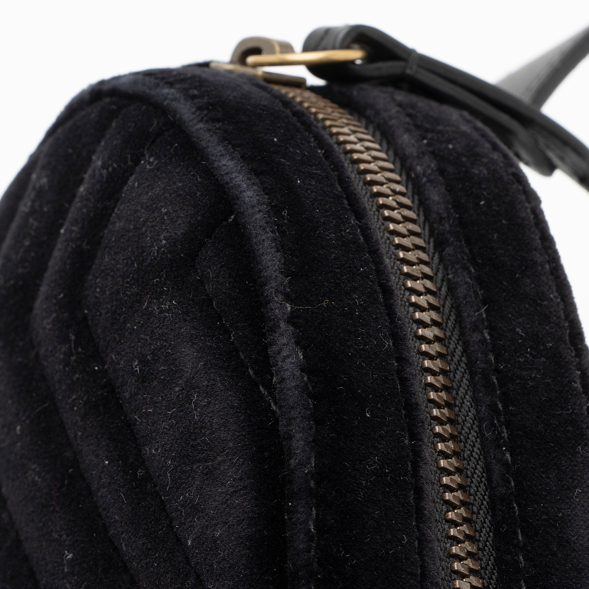 Gucci Matelasse Velvet GG Marmont Belt Bag - Size 30 / 75 (SHF-Wj8bXc)