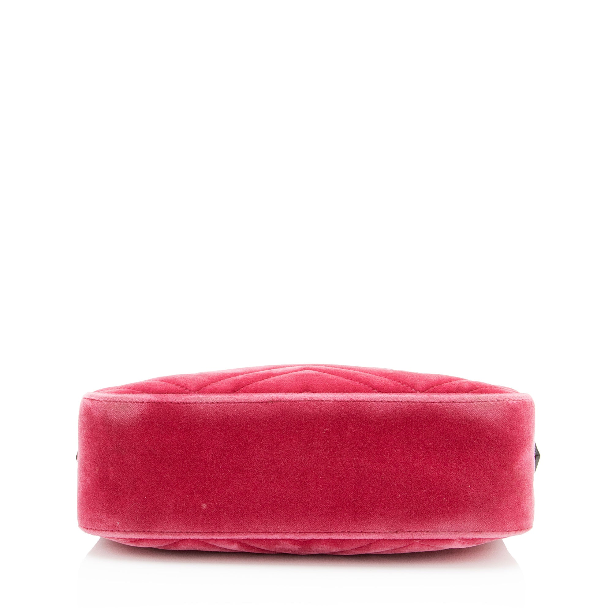 Gucci Matelasse Velvet GG Marmont Small Camera Bag