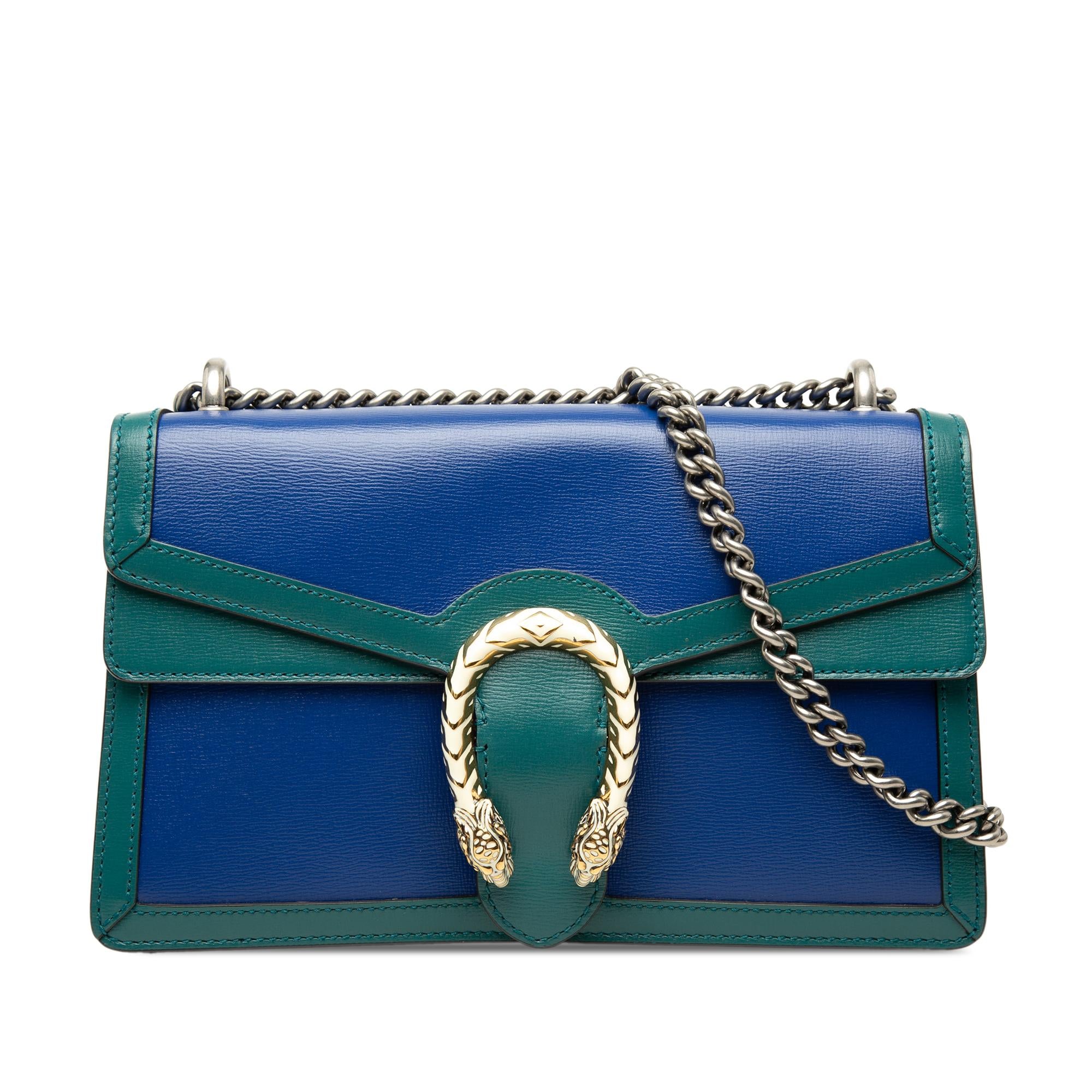 Gucci Medium Bicolor Leather Dionysus Shoulder Bag