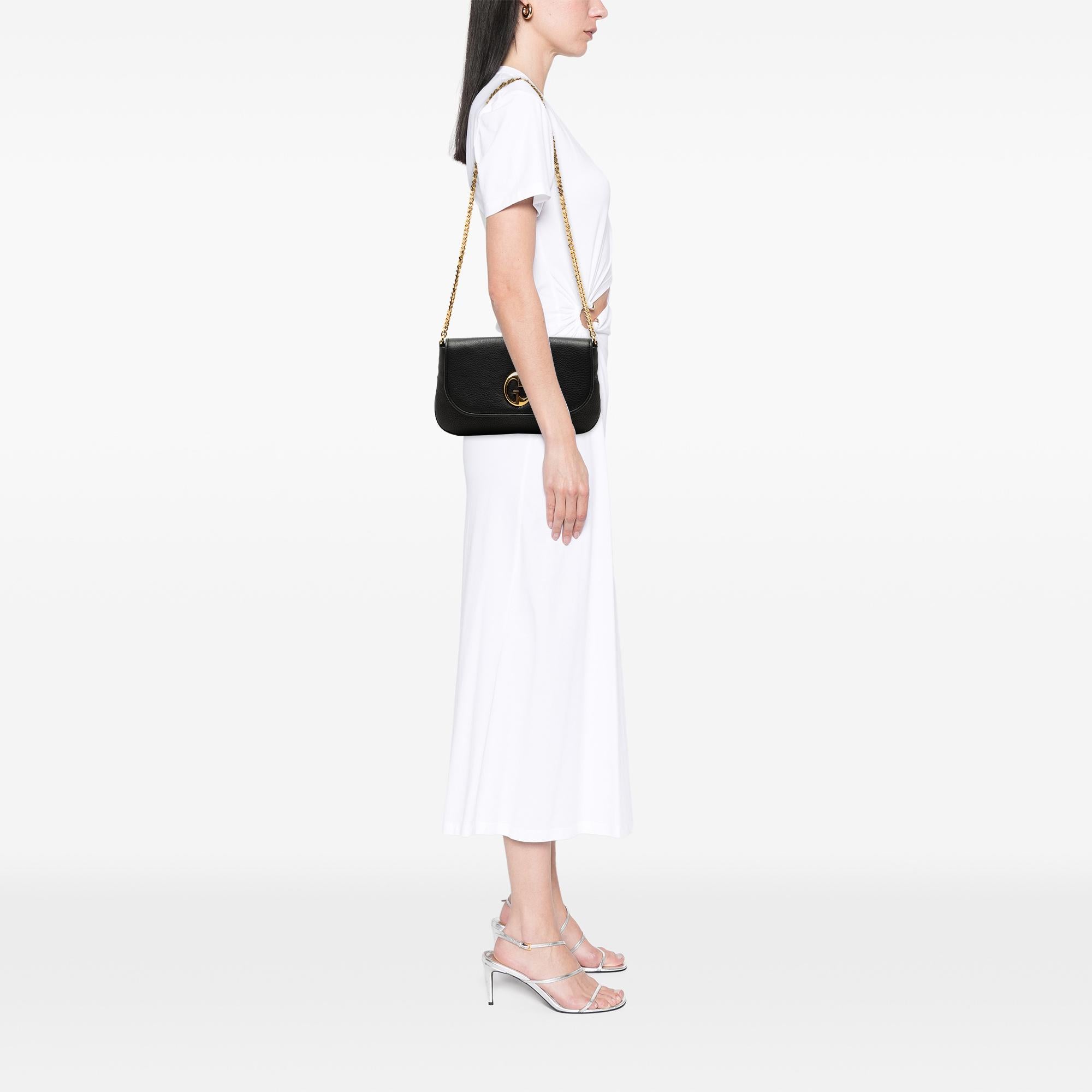 Gucci Medium Calfskin 1973 Chain Shoulder Bag