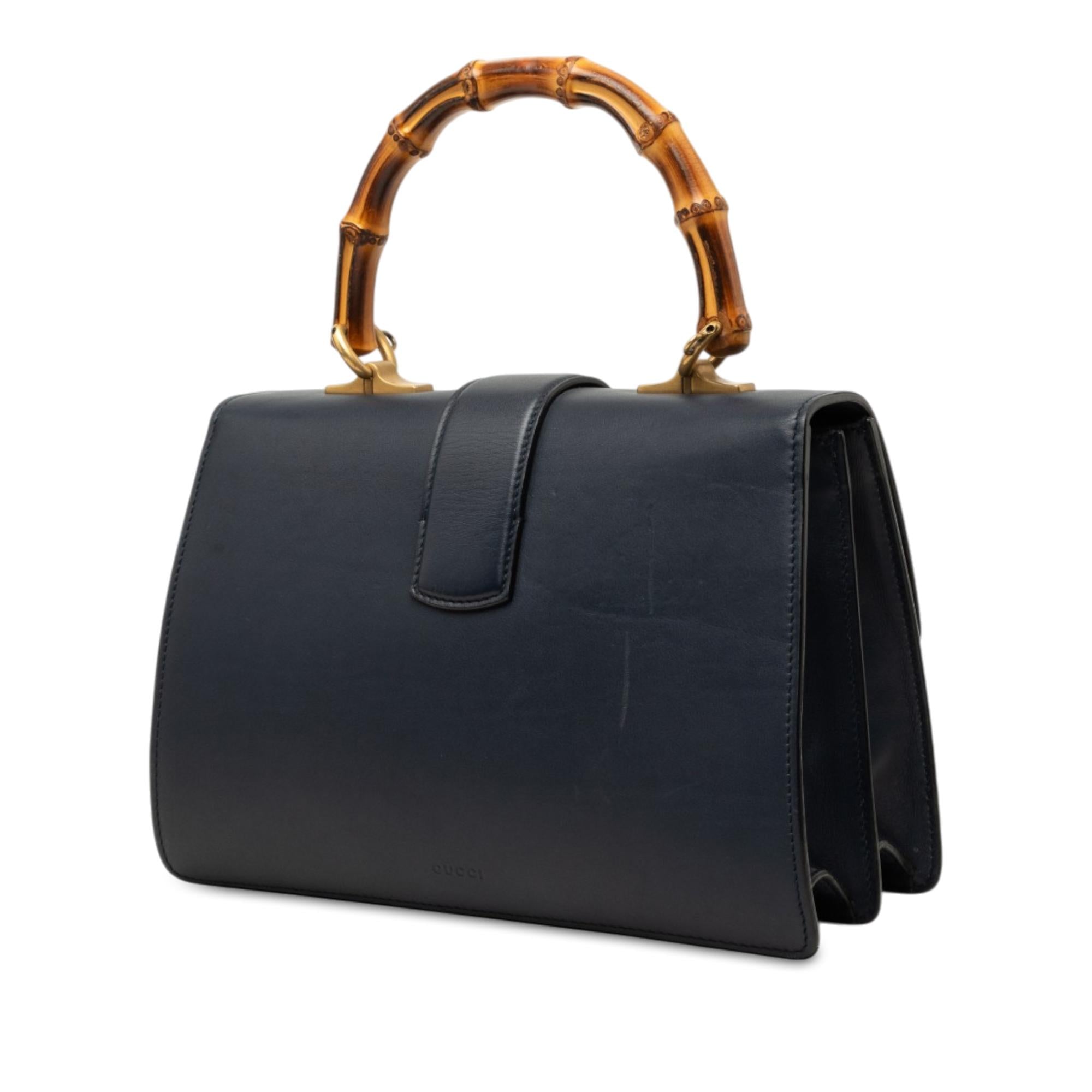Gucci Medium Calfskin Bamboo Dionysus Web Satchel