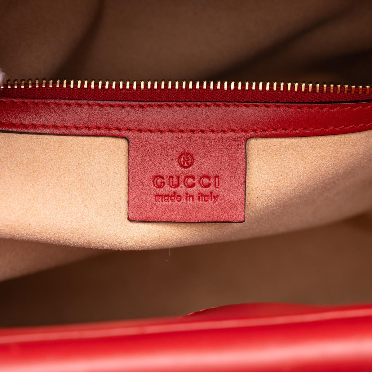 Gucci Medium Calfskin Bamboo Nymphaea Satchel
