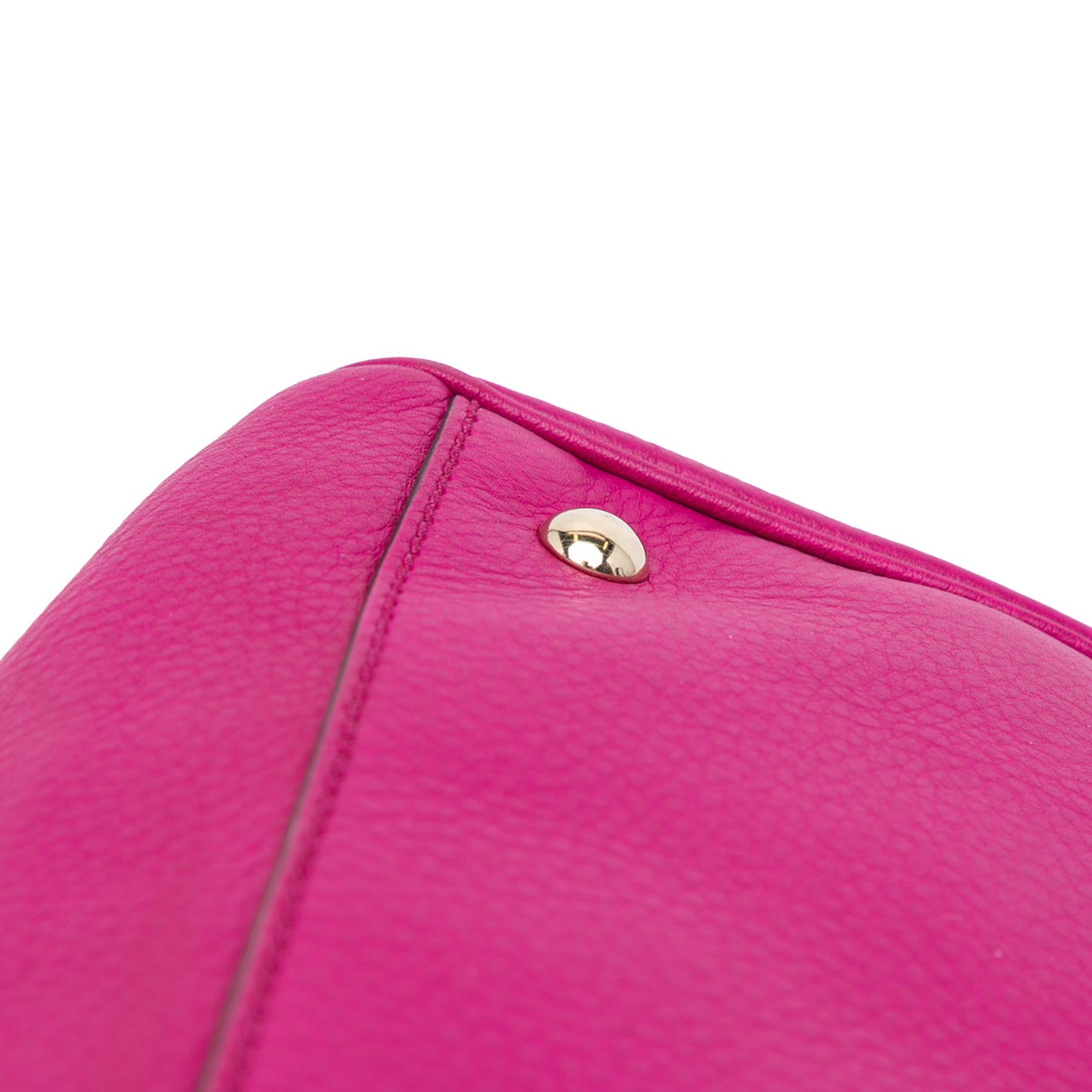 Gucci Medium Calfskin Bamboo Shopper Satchel
