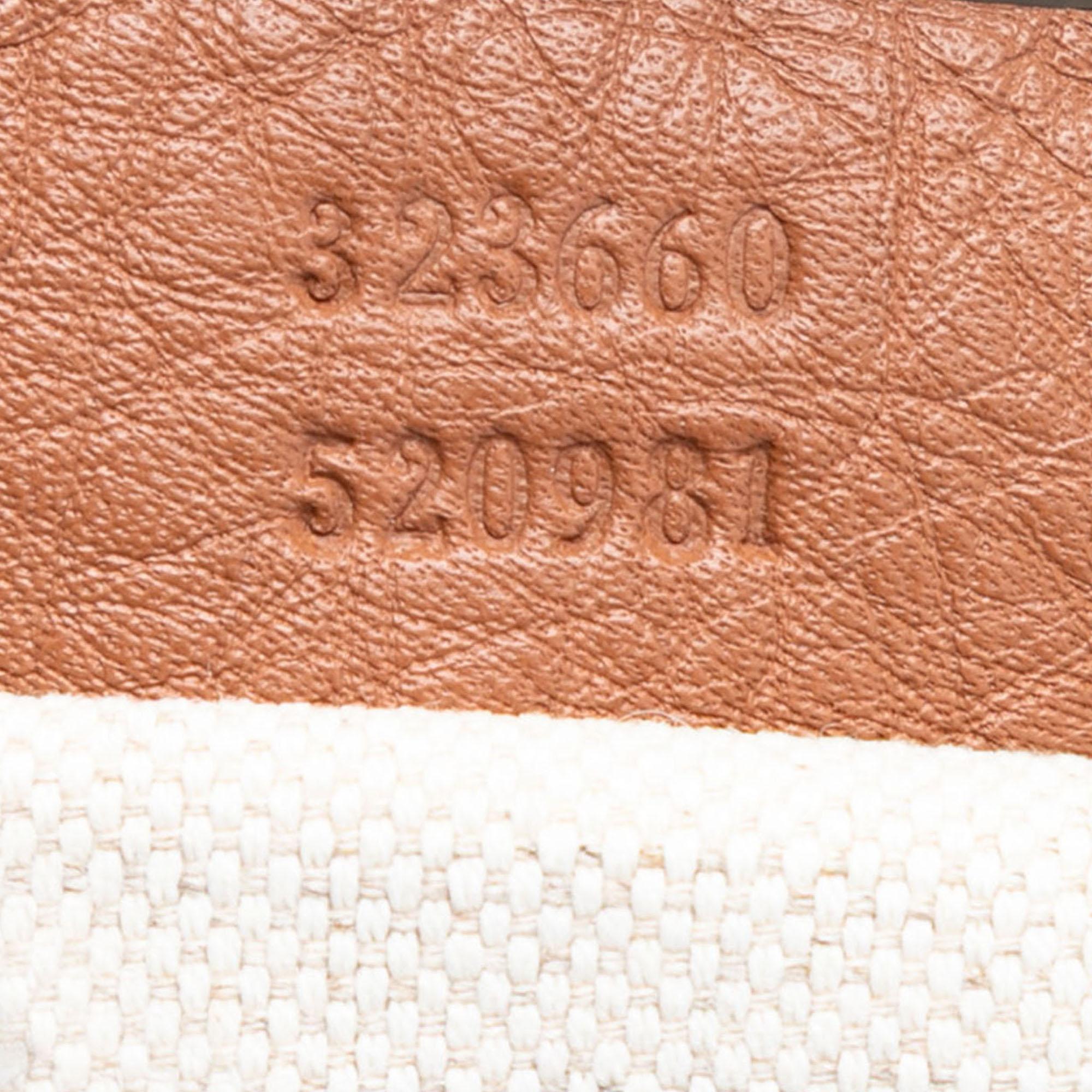 Gucci Medium Calfskin Bamboo Shopper Satchel