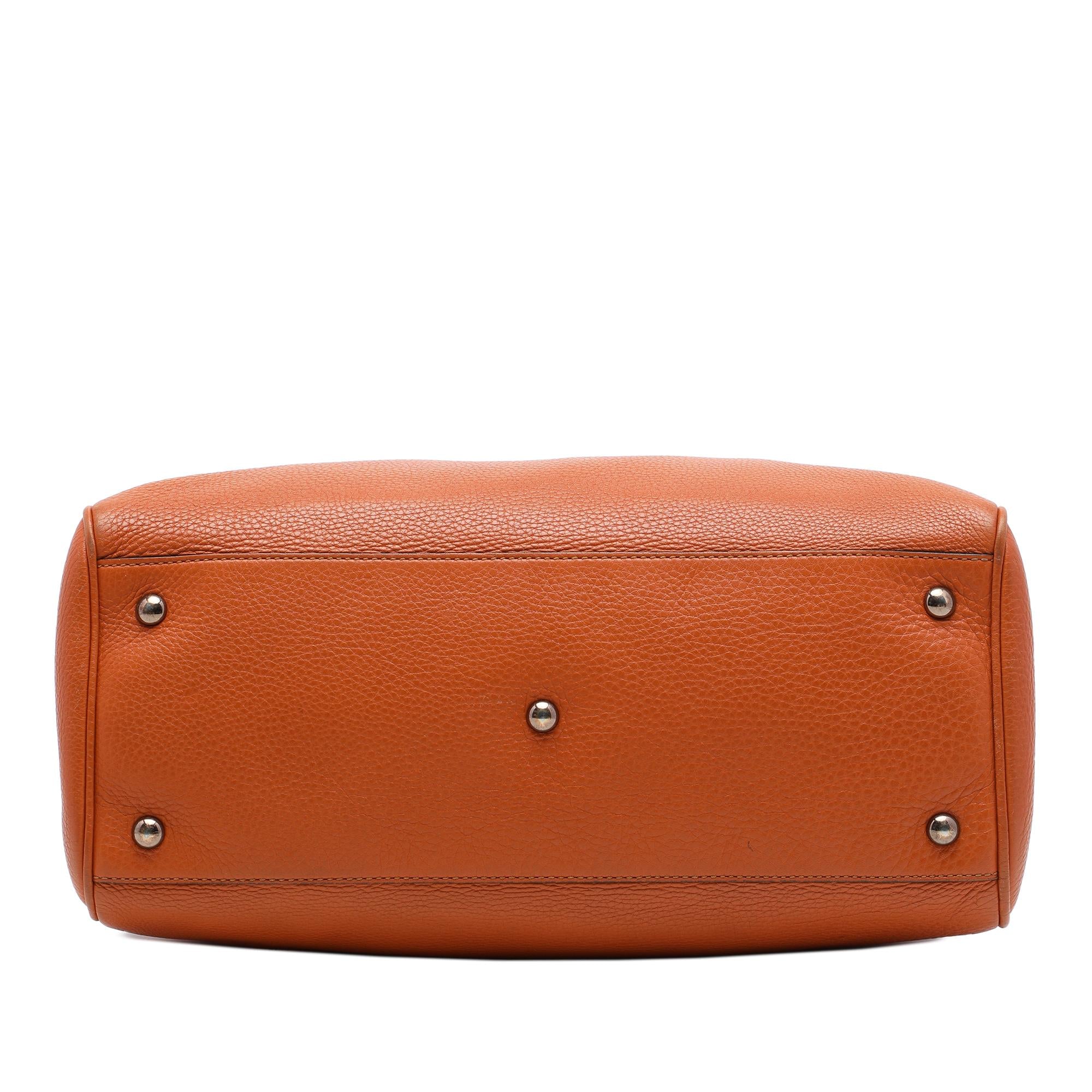 Gucci Medium Calfskin Bamboo Shopper Satchel