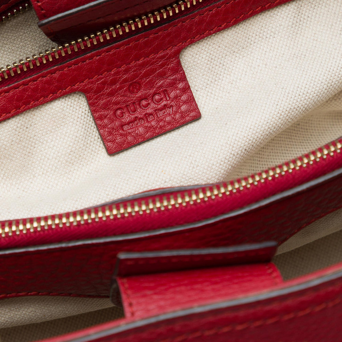 Gucci Medium Calfskin Bamboo Shopper Satchel