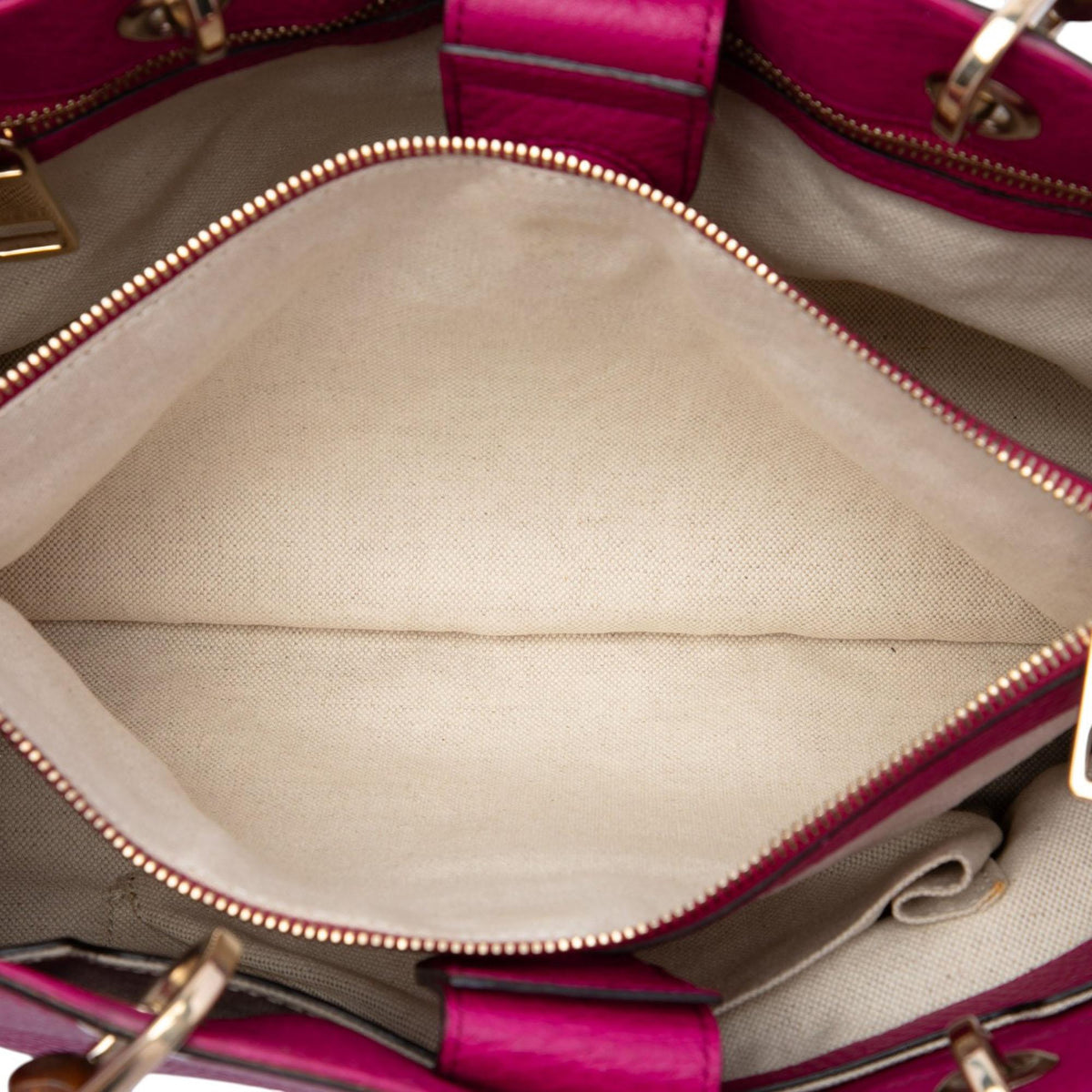 Gucci Medium Calfskin Bamboo Shopper Satchel