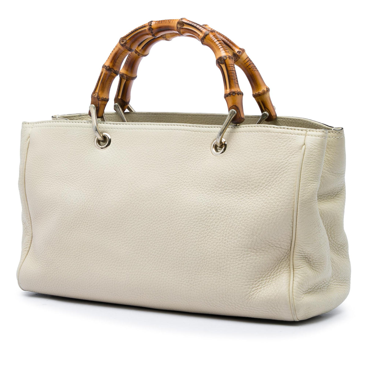 Gucci Medium Calfskin Bamboo Shopper Satchel