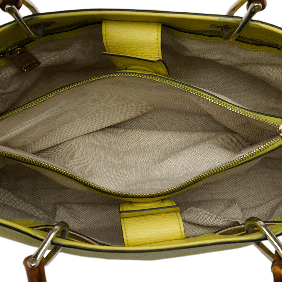 Gucci Medium Calfskin Bamboo Shopper Satchel