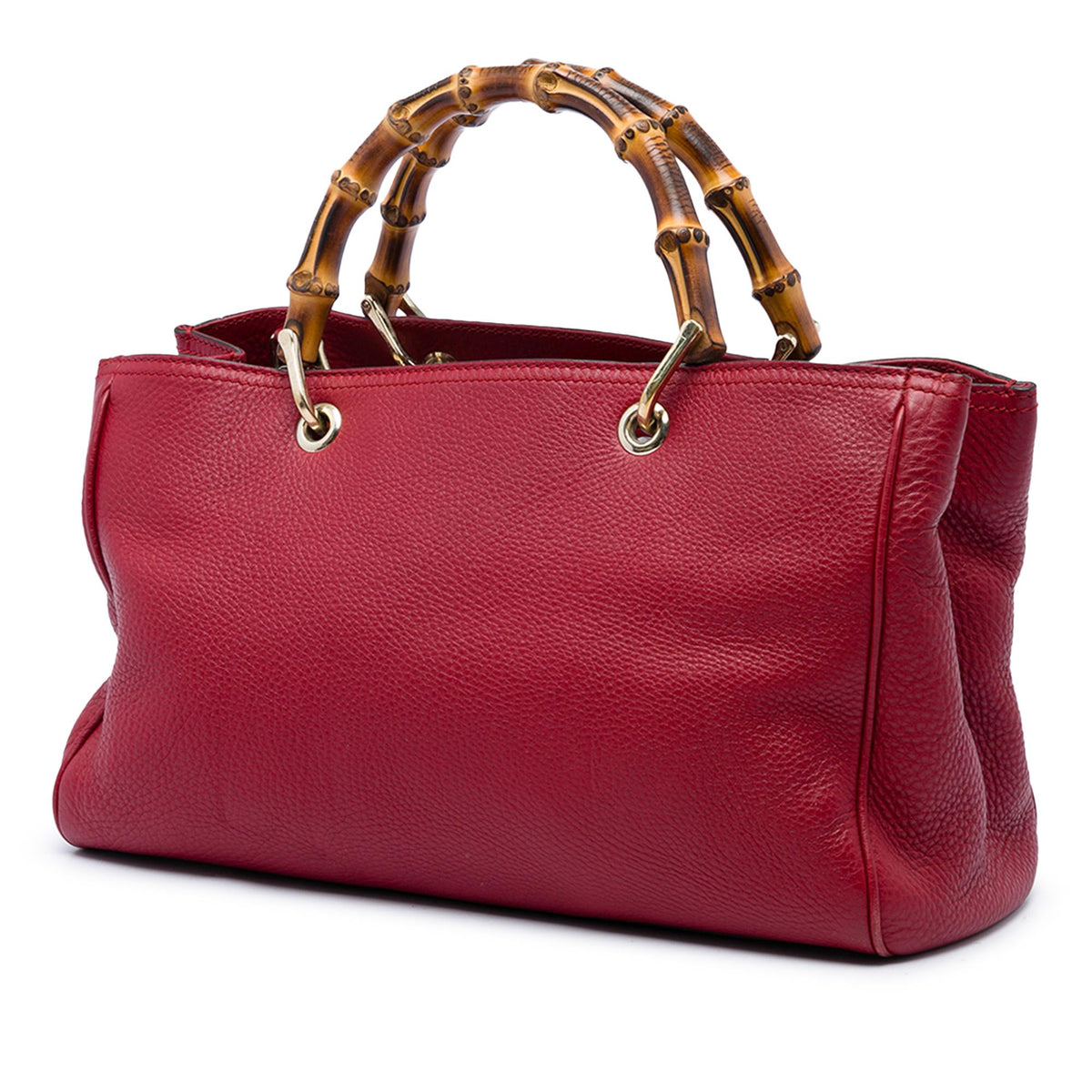 Gucci Medium Calfskin Bamboo Shopper Satchel