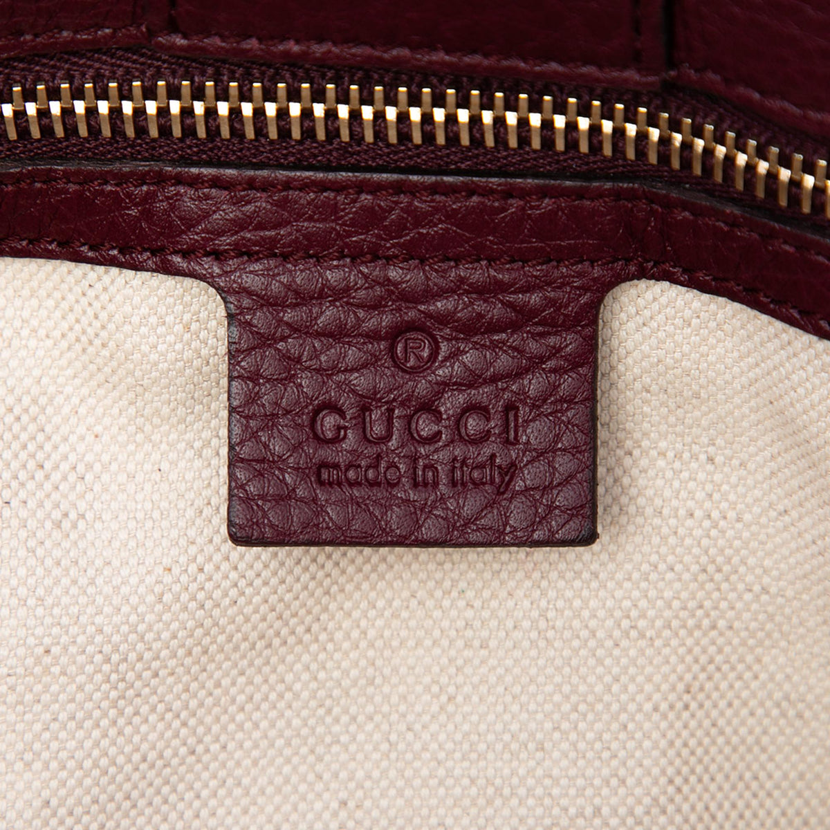 Gucci Medium Calfskin Bamboo Shopper Satchel