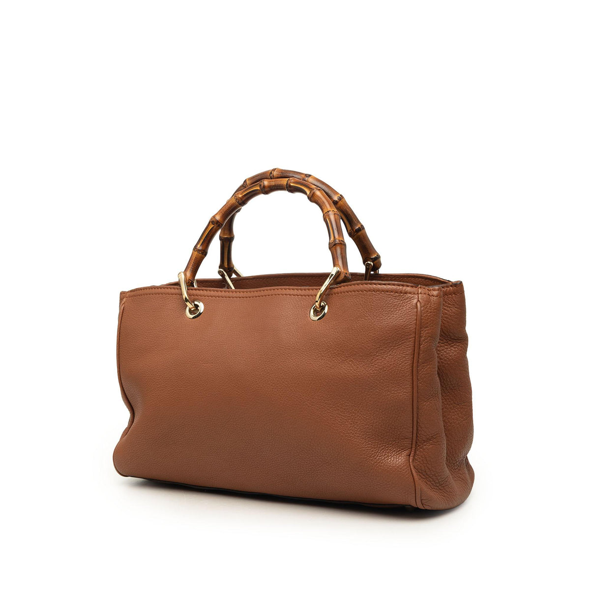 Gucci Medium Calfskin Bamboo Shopper Satchel