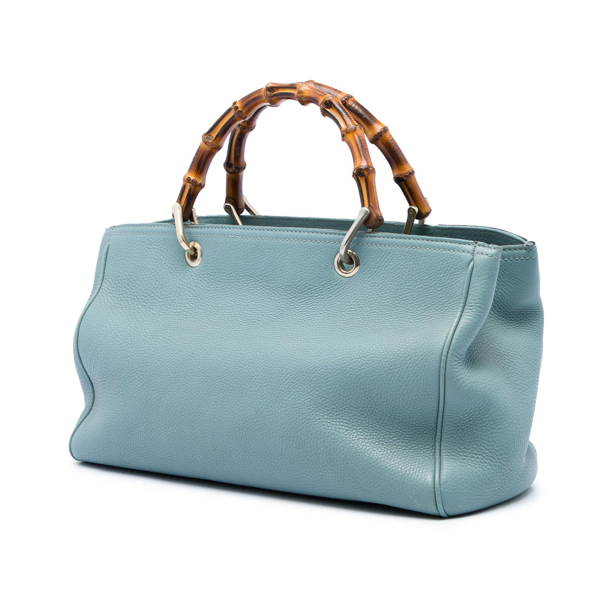Gucci Medium Calfskin Bamboo Shopper Satchel