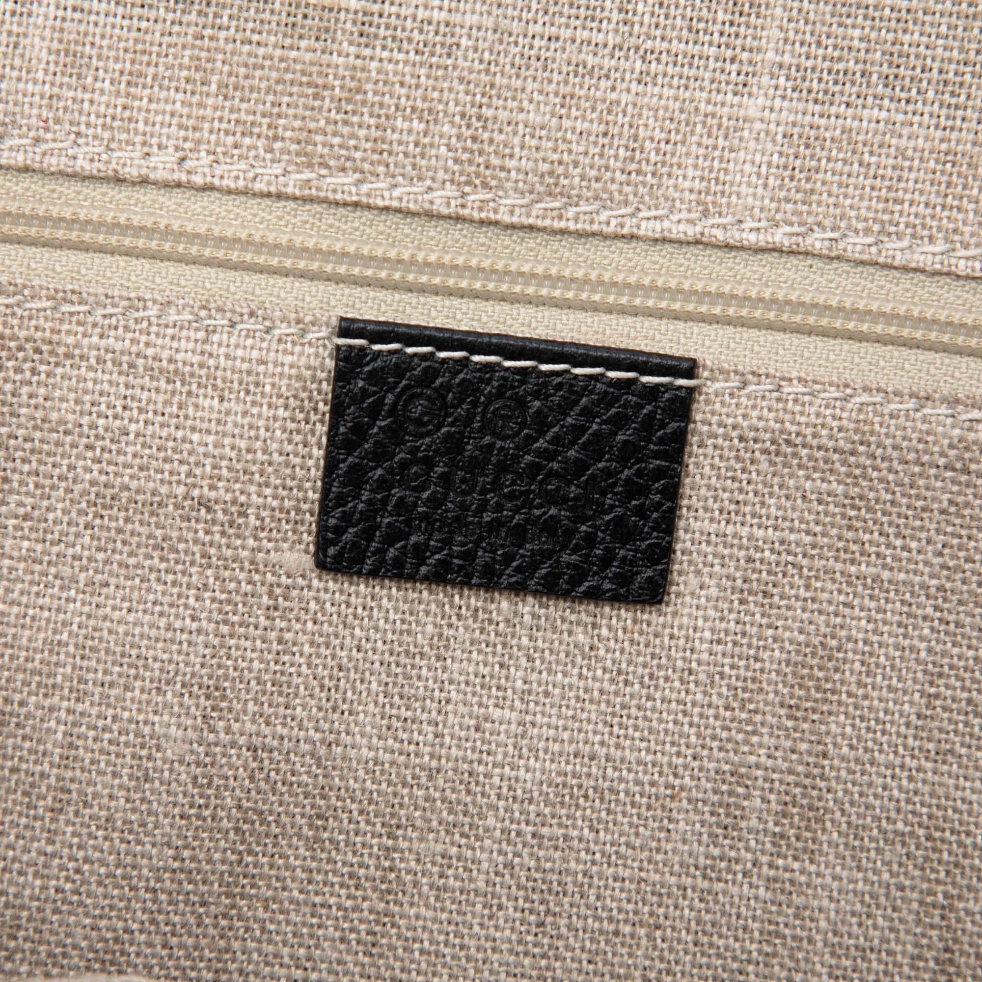 Gucci Medium Calfskin GG Charm Dome Satchel