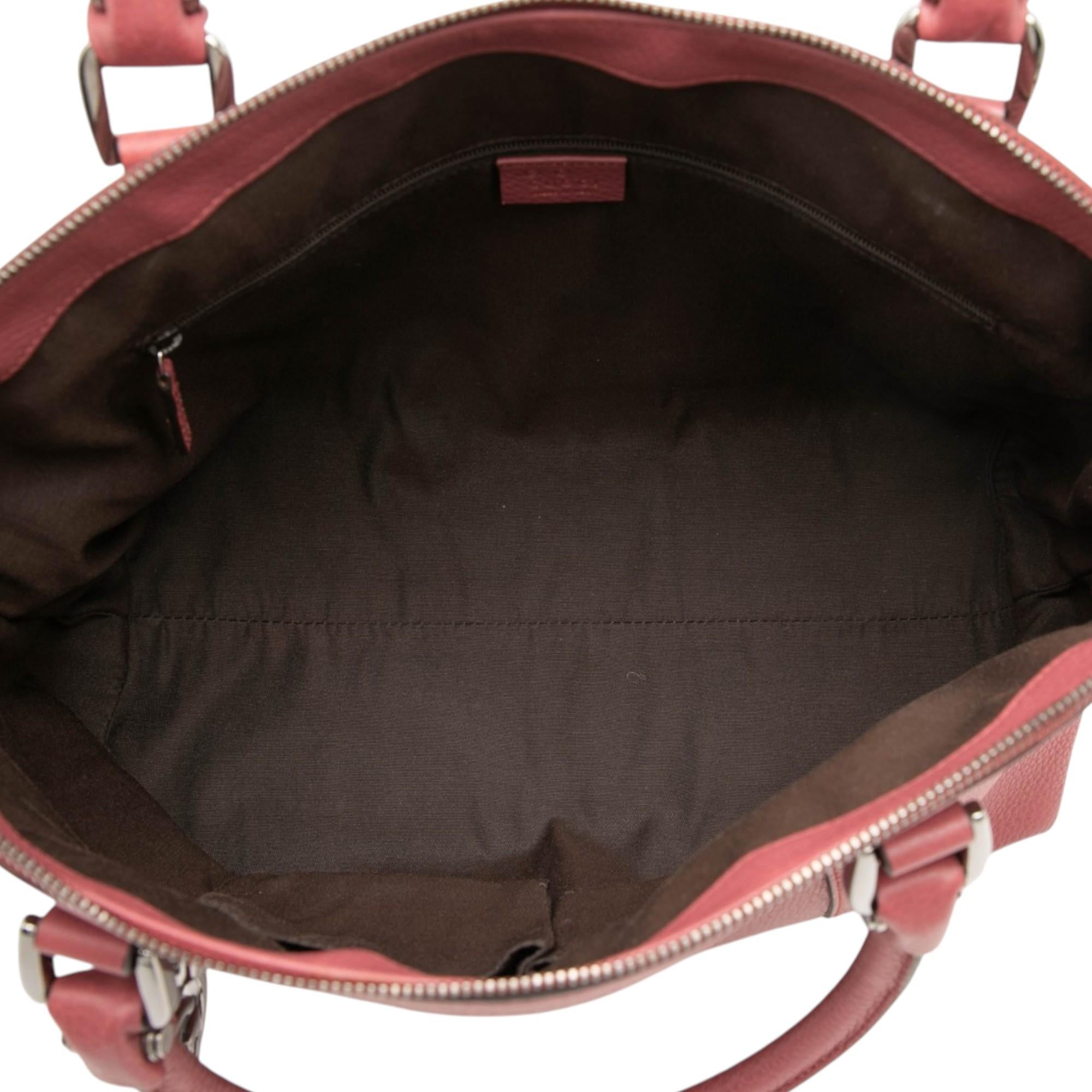 Gucci Medium Calfskin GG Charm Dome Satchel