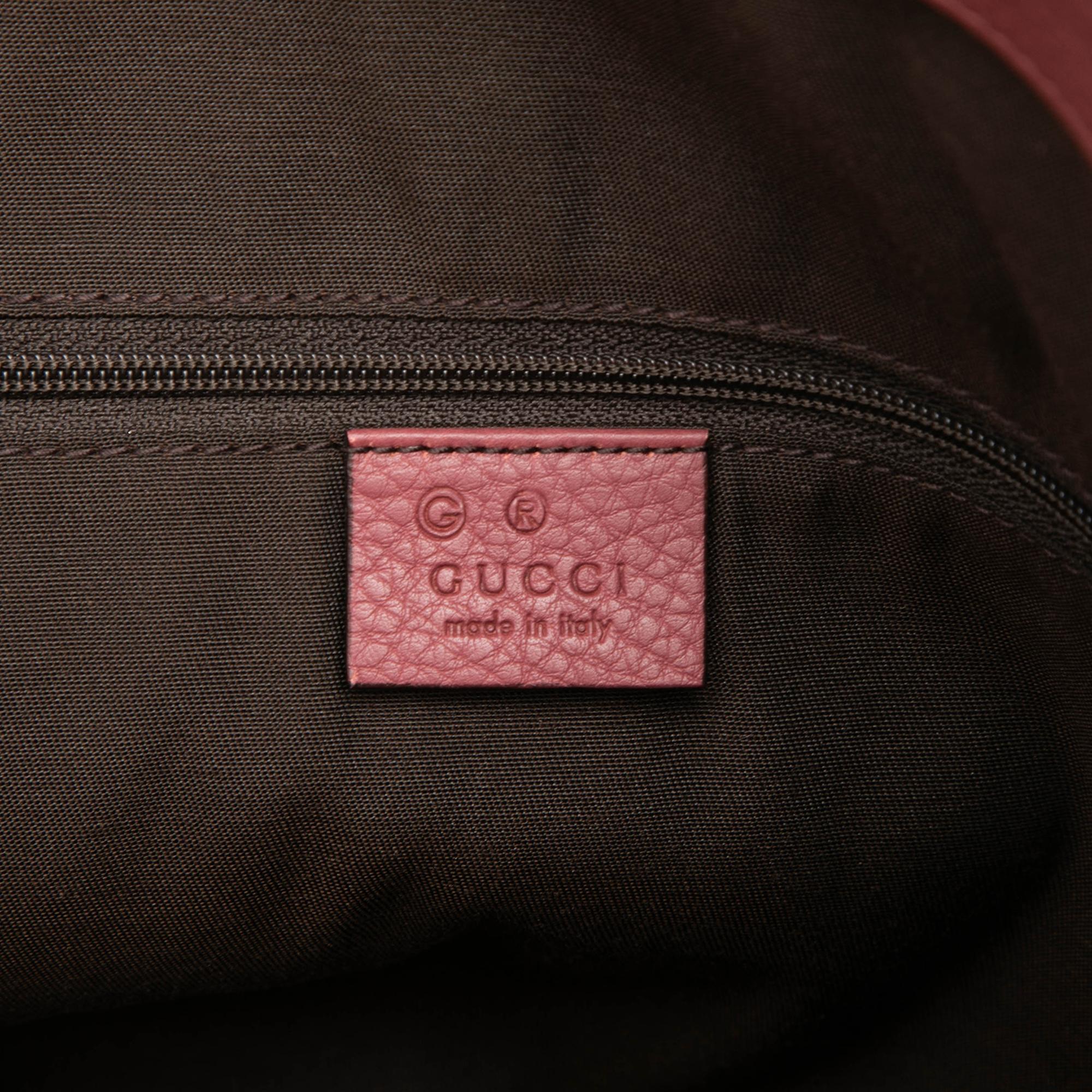 Gucci Medium Calfskin GG Charm Dome Satchel