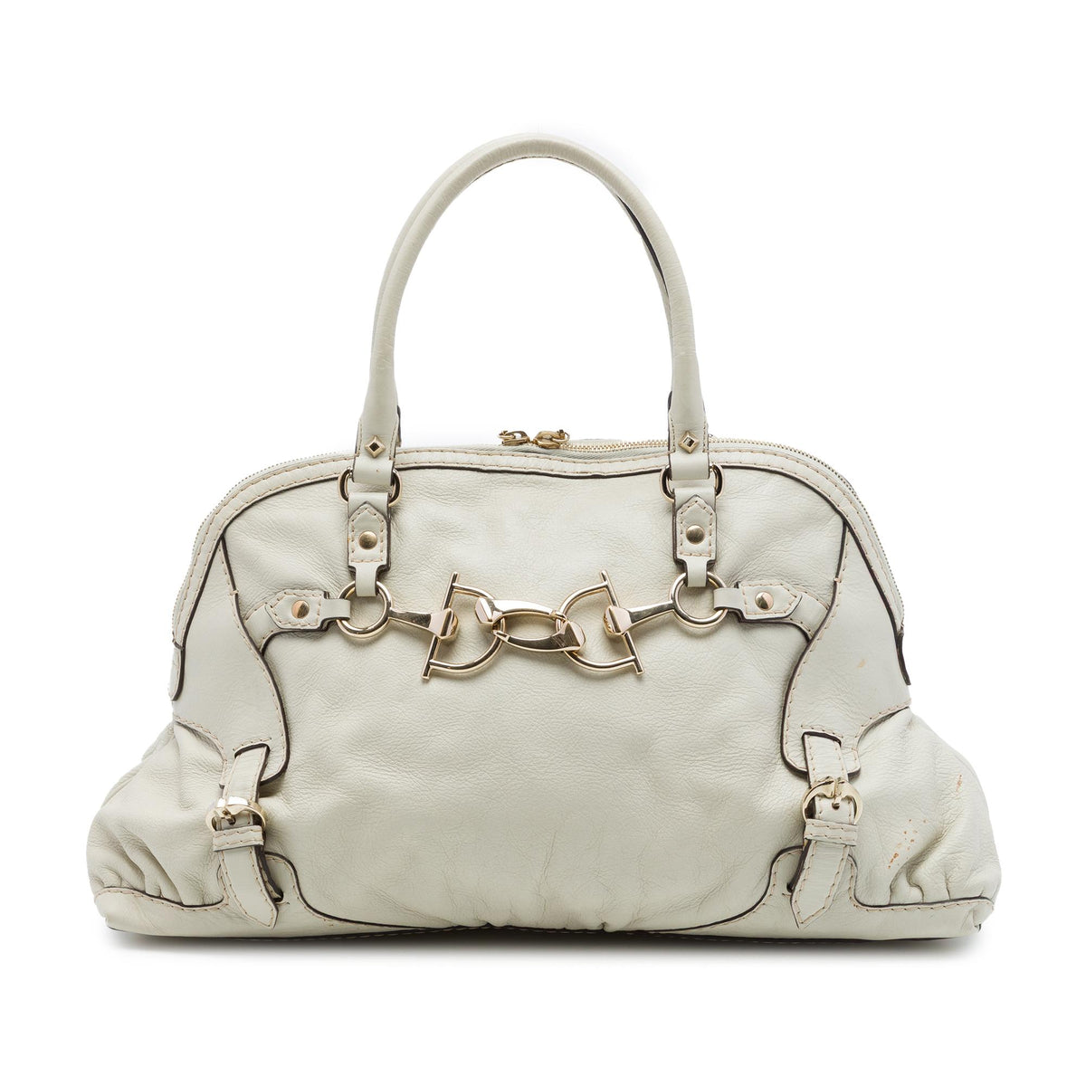 Gucci Medium Calfskin Horsebit Nail Handbag