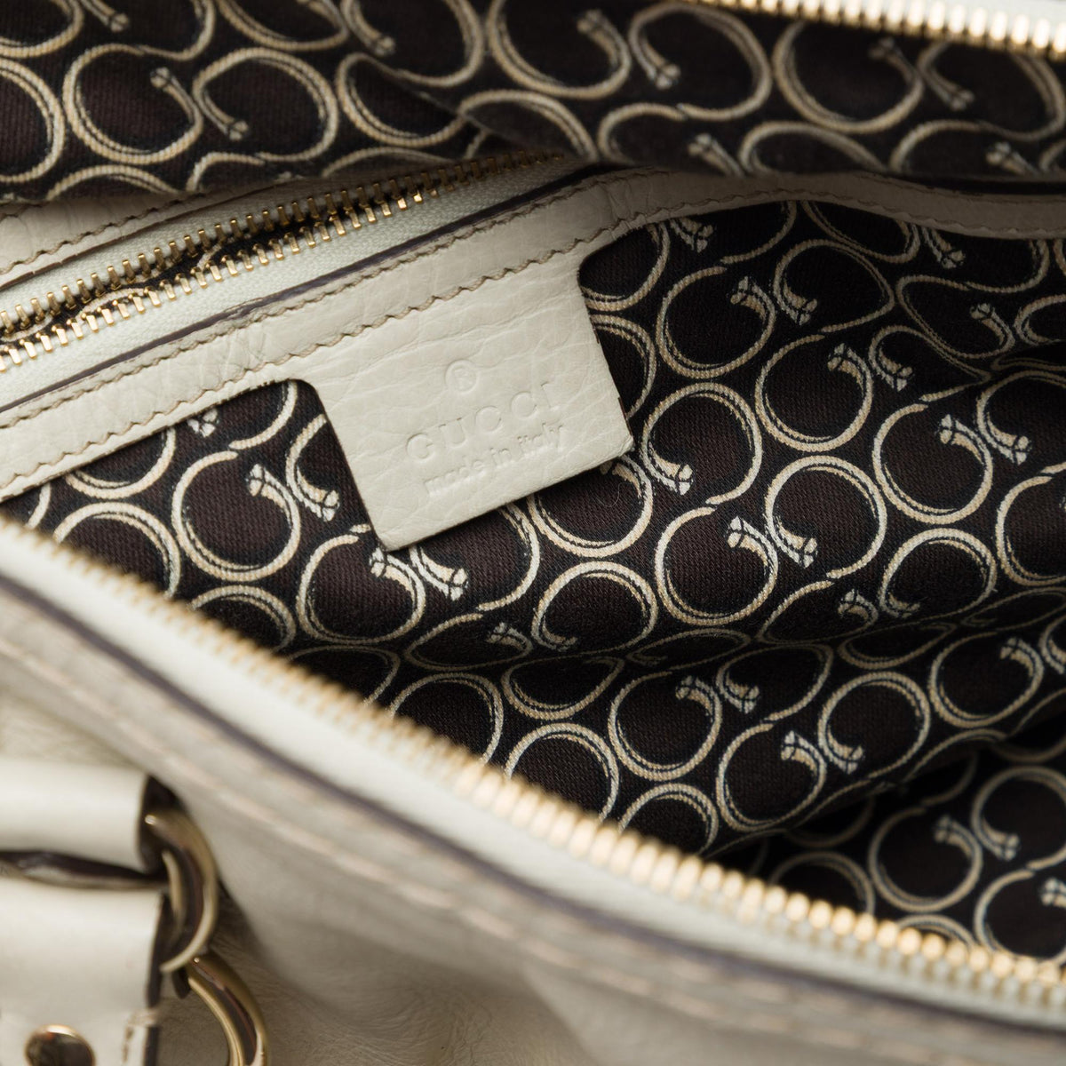 Gucci Medium Calfskin Horsebit Nail Handbag
