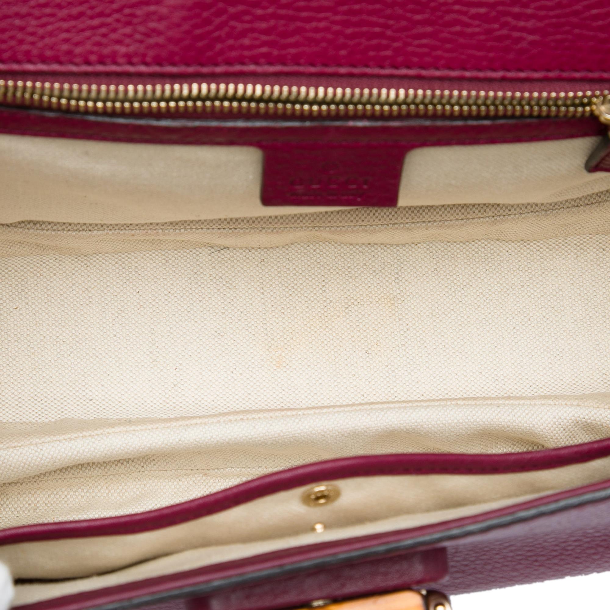 Gucci Medium Calfskin New Bamboo Satchel