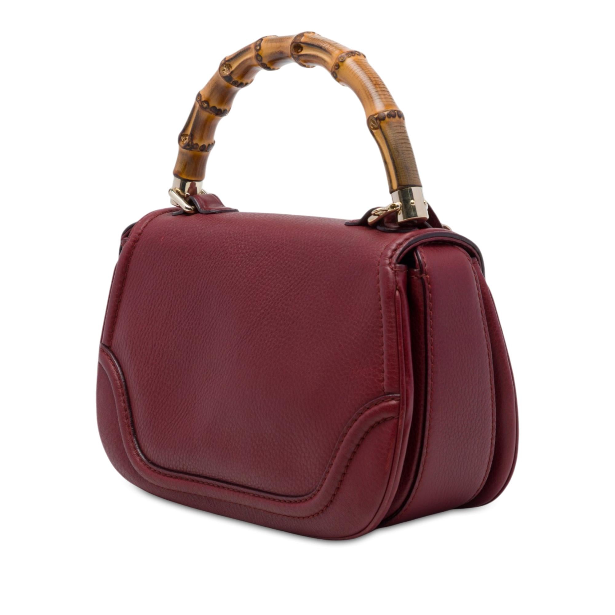 Gucci Medium Calfskin New Bamboo Satchel