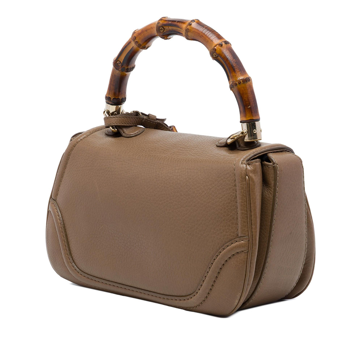 Gucci Medium Calfskin New Bamboo Satchel