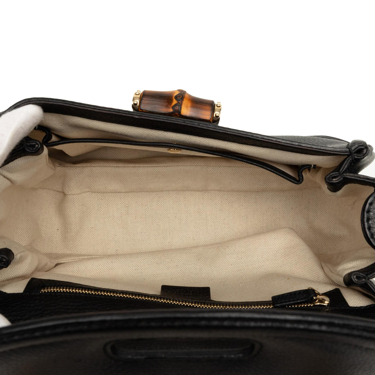 Gucci Medium Calfskin New Bamboo Satchel