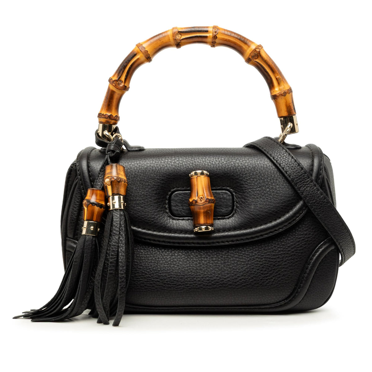 Gucci Medium Calfskin New Bamboo Satchel