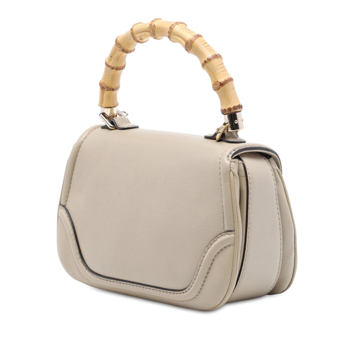 Gucci Medium Calfskin New Bamboo Satchel
