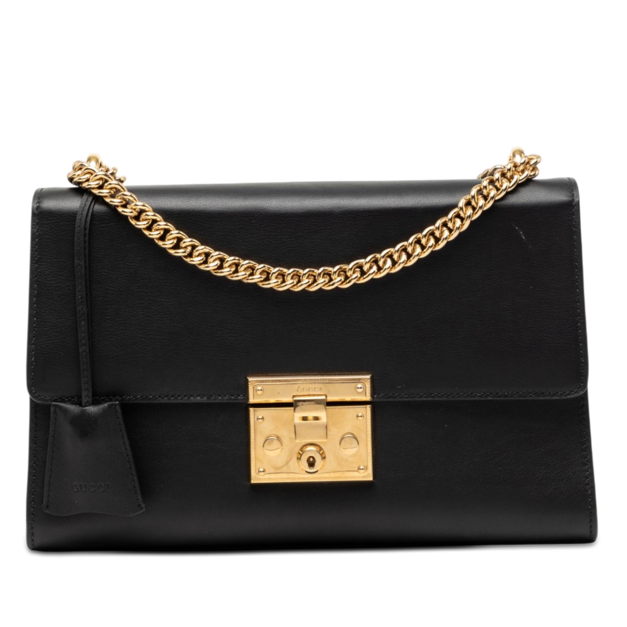 Gucci Medium Calfskin Padlock Shoulder Bag