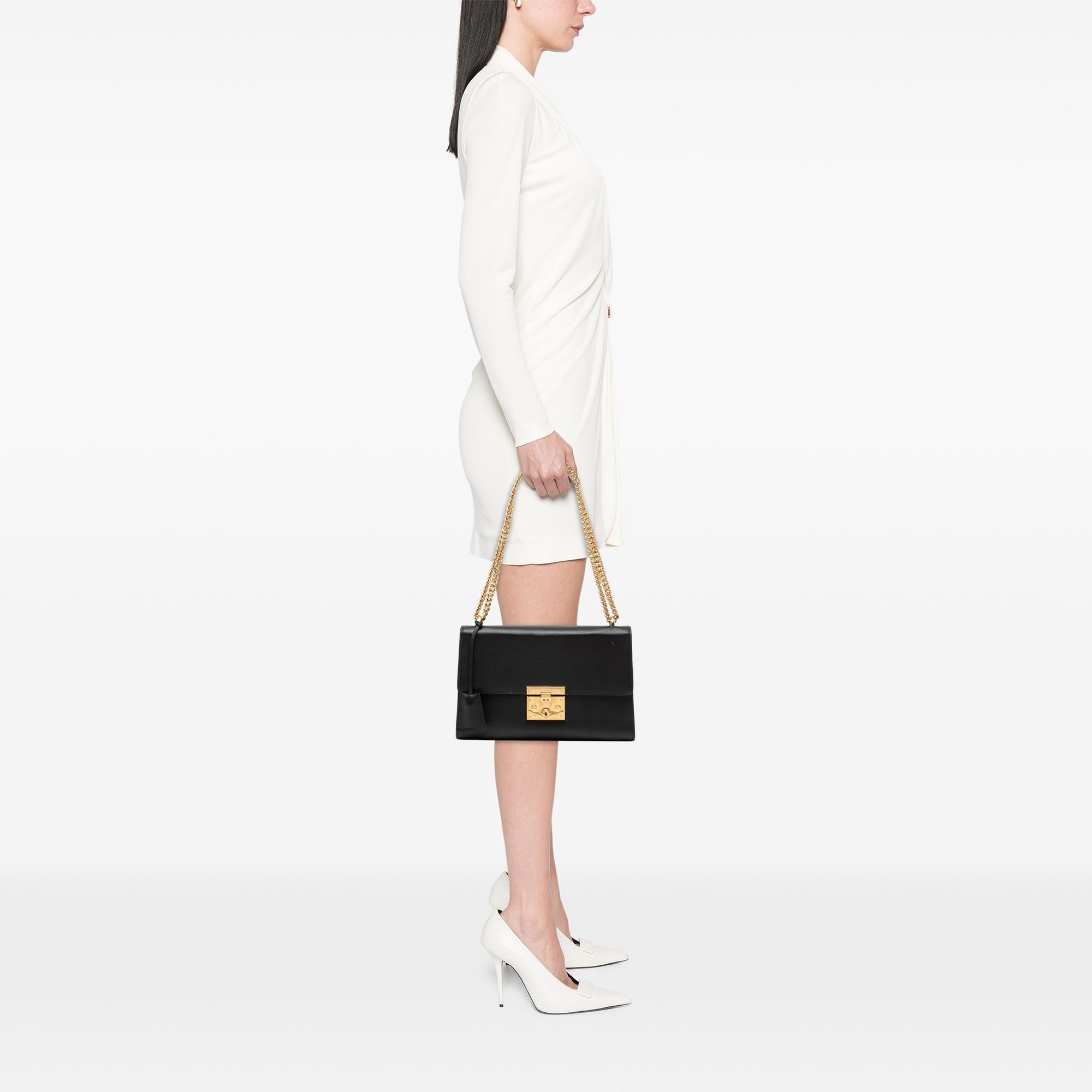 Gucci Medium Calfskin Padlock Shoulder Bag