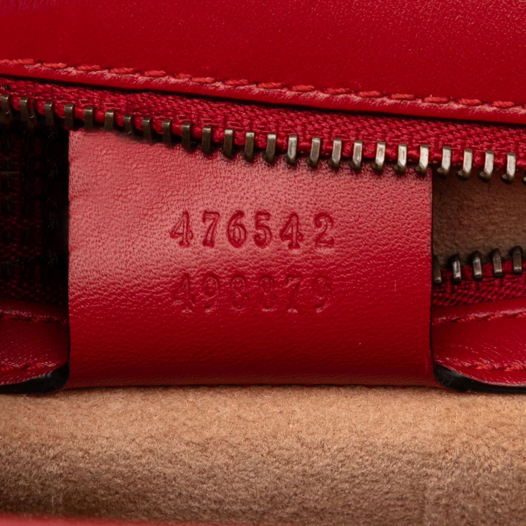Gucci Medium Calfskin Queen Margaret Flap Shoulder Bag