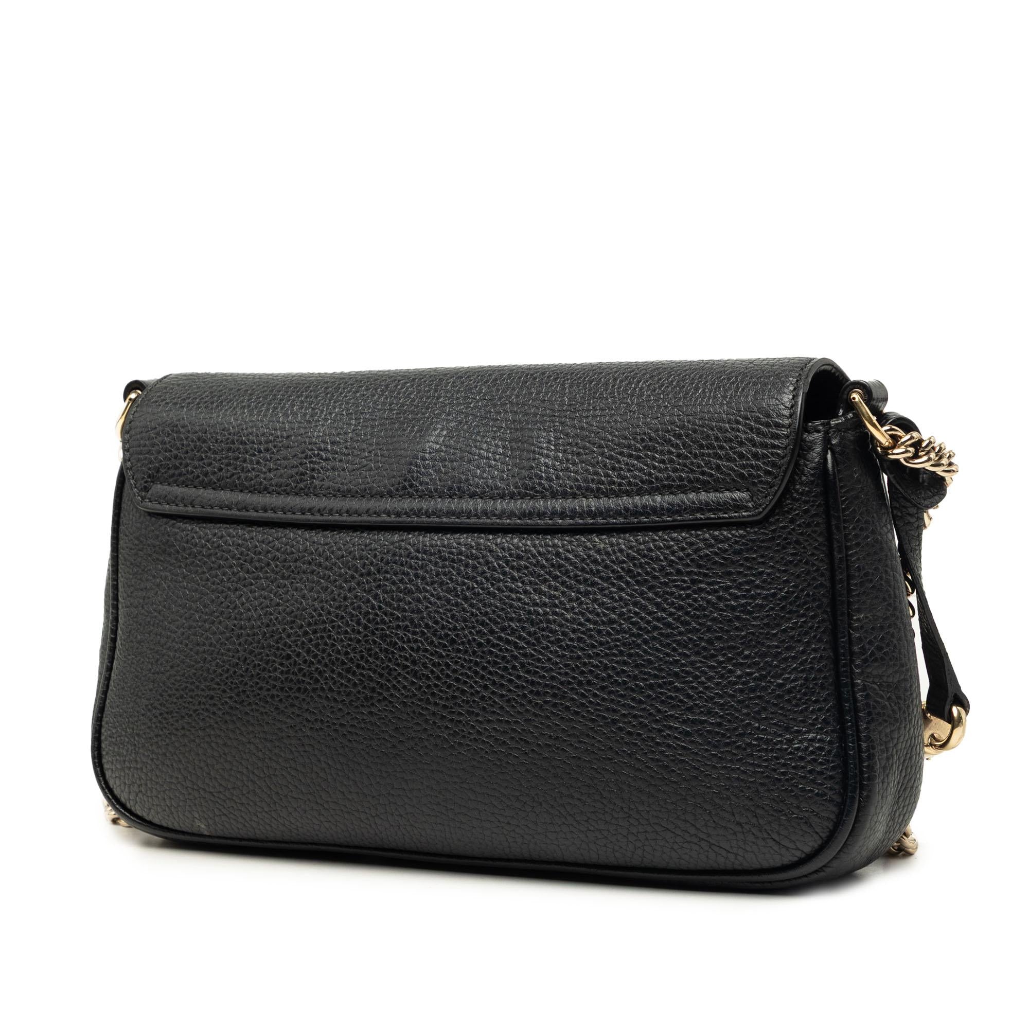 Gucci Medium Calfskin Soho Chain Flap Crossbody