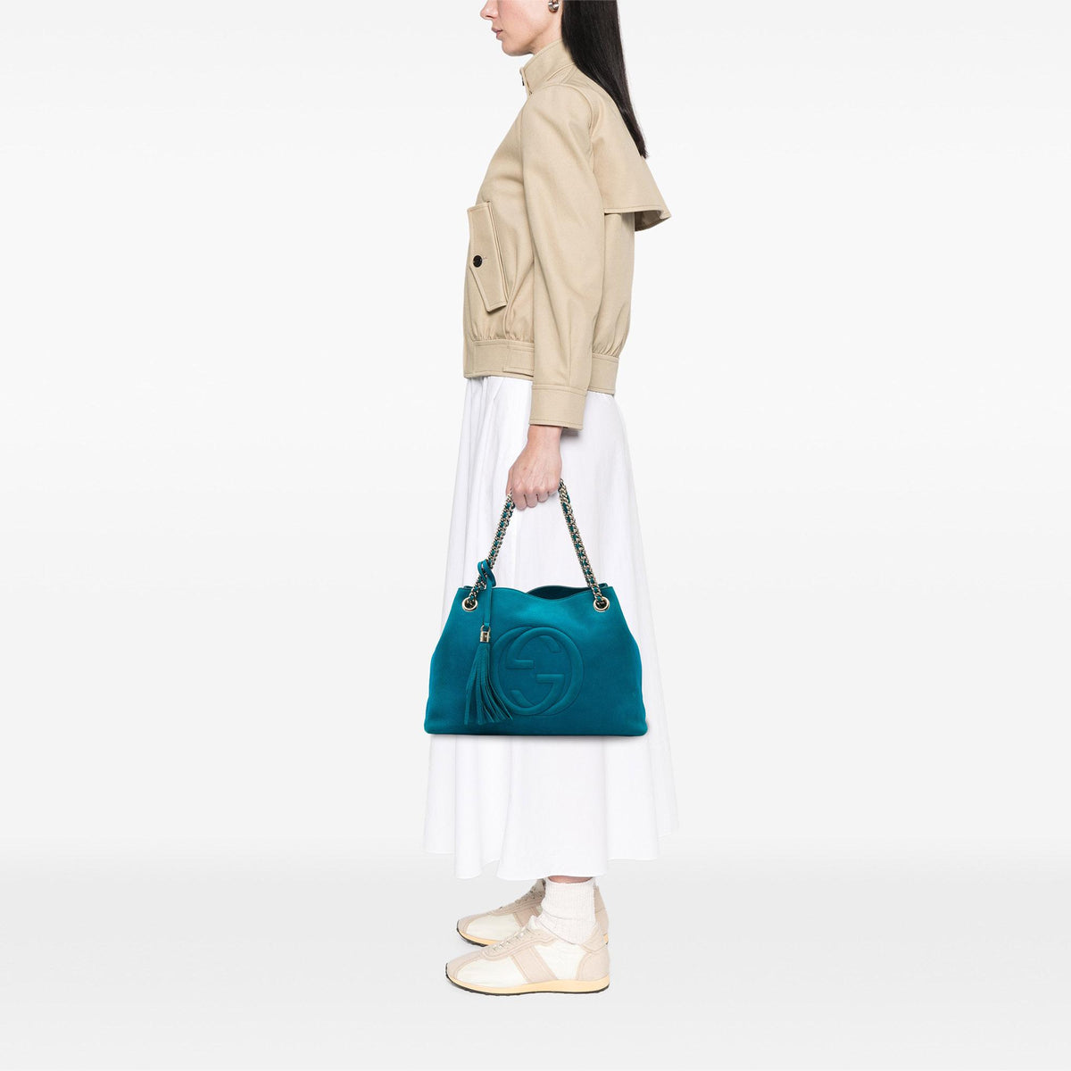 Gucci Medium Calfskin Soho Chain Tote