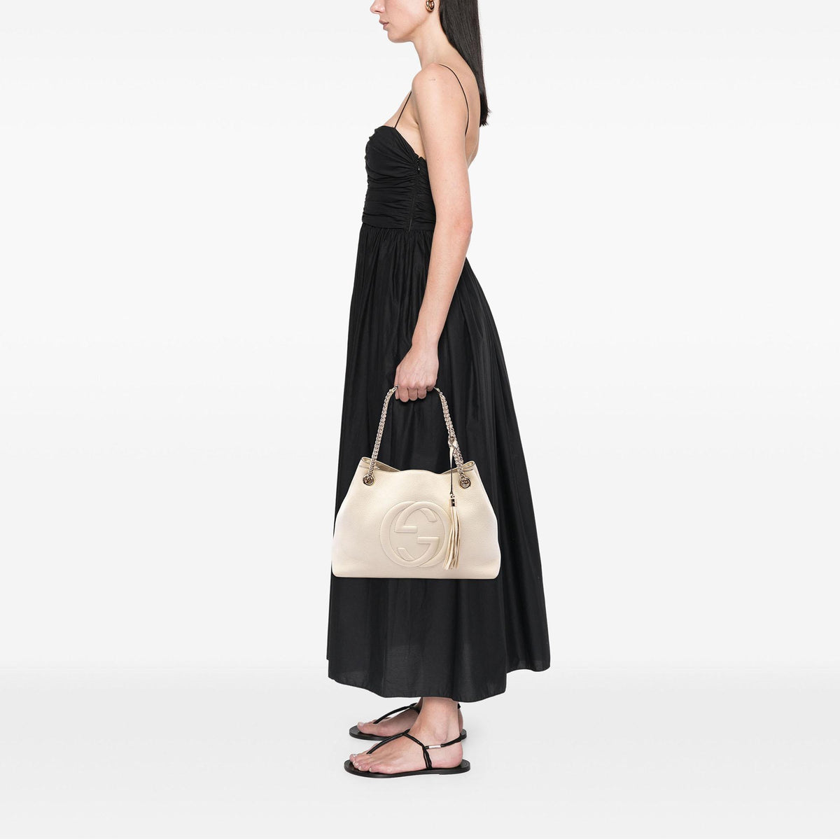 Gucci Medium Calfskin Soho Chain Tote