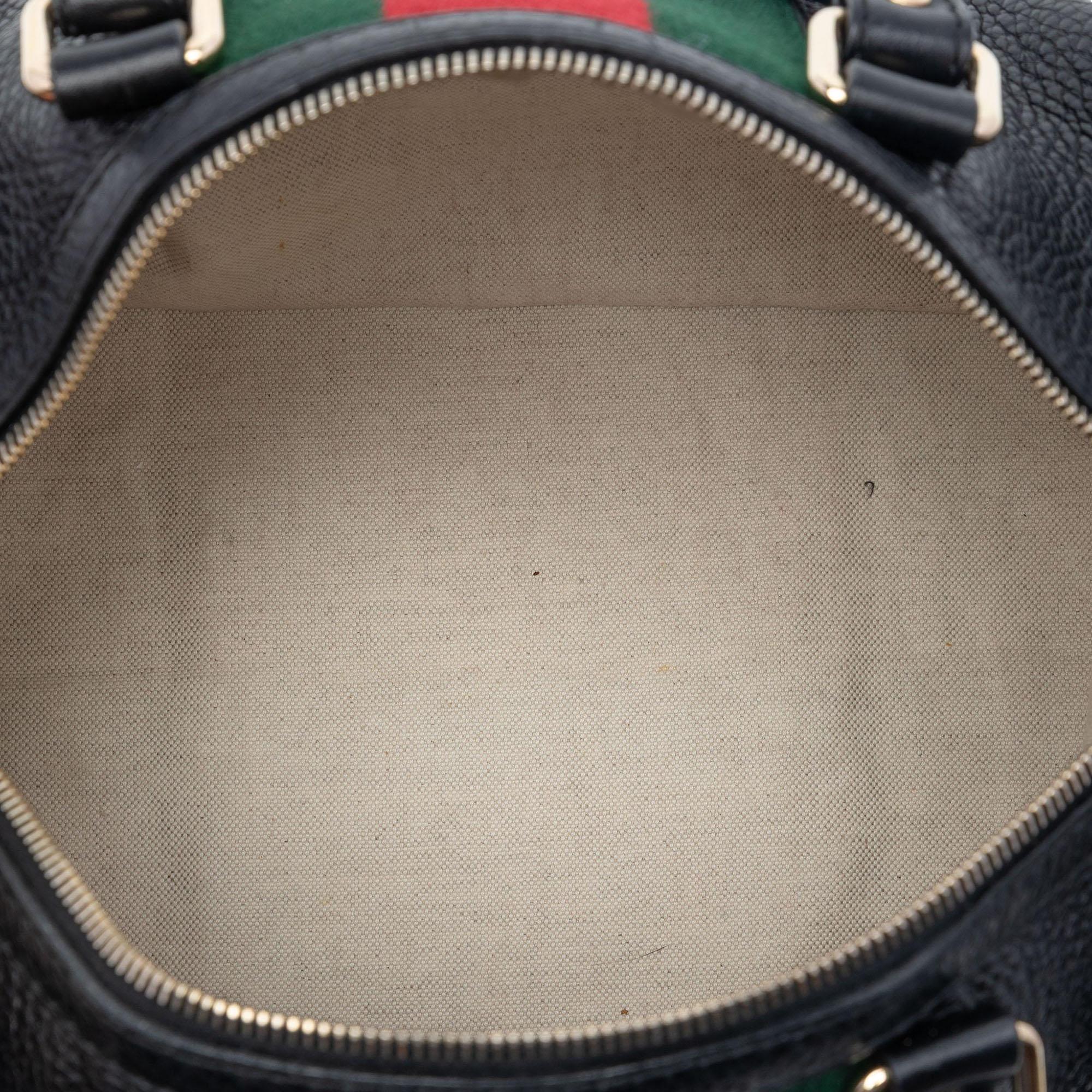 Gucci Medium Calfskin Web Joy Boston Bag