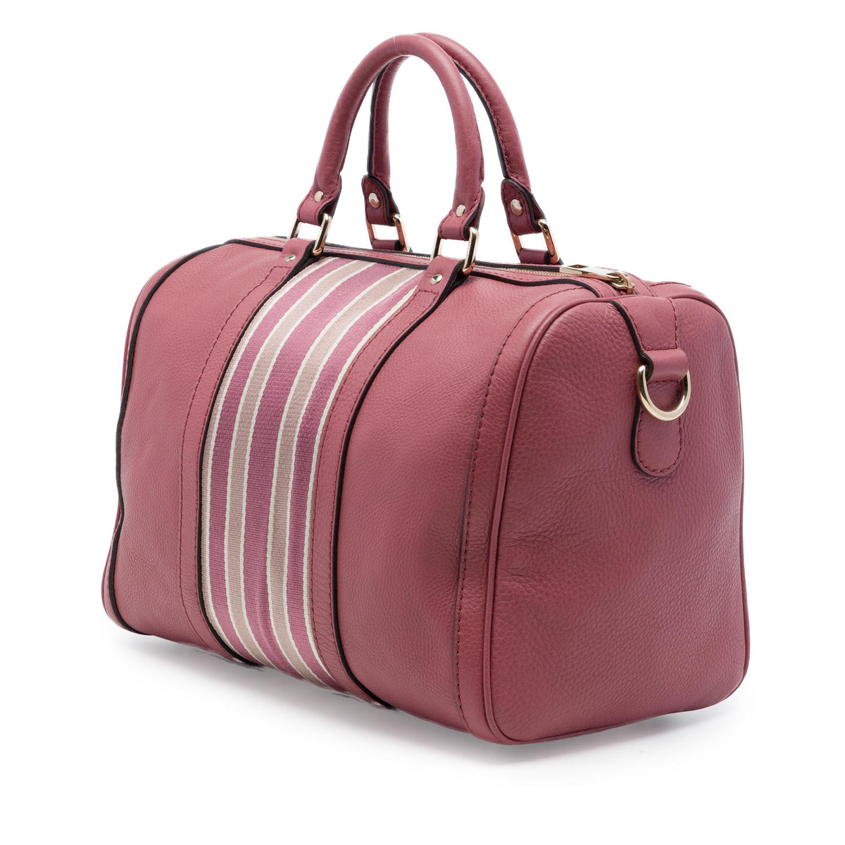 Gucci Medium Calfskin Web Joy Boston Bag